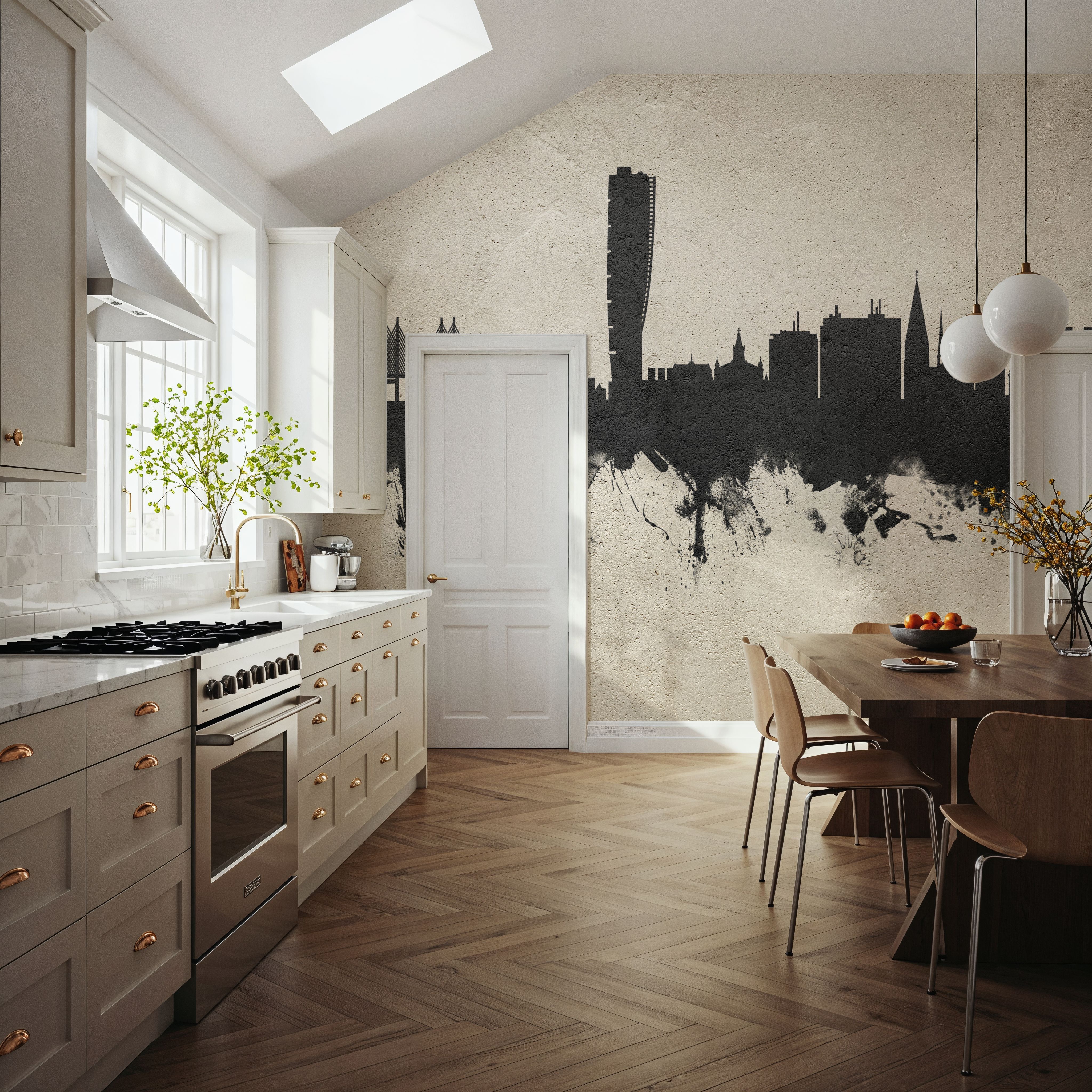 Malmö Sweden Skyline Concrete