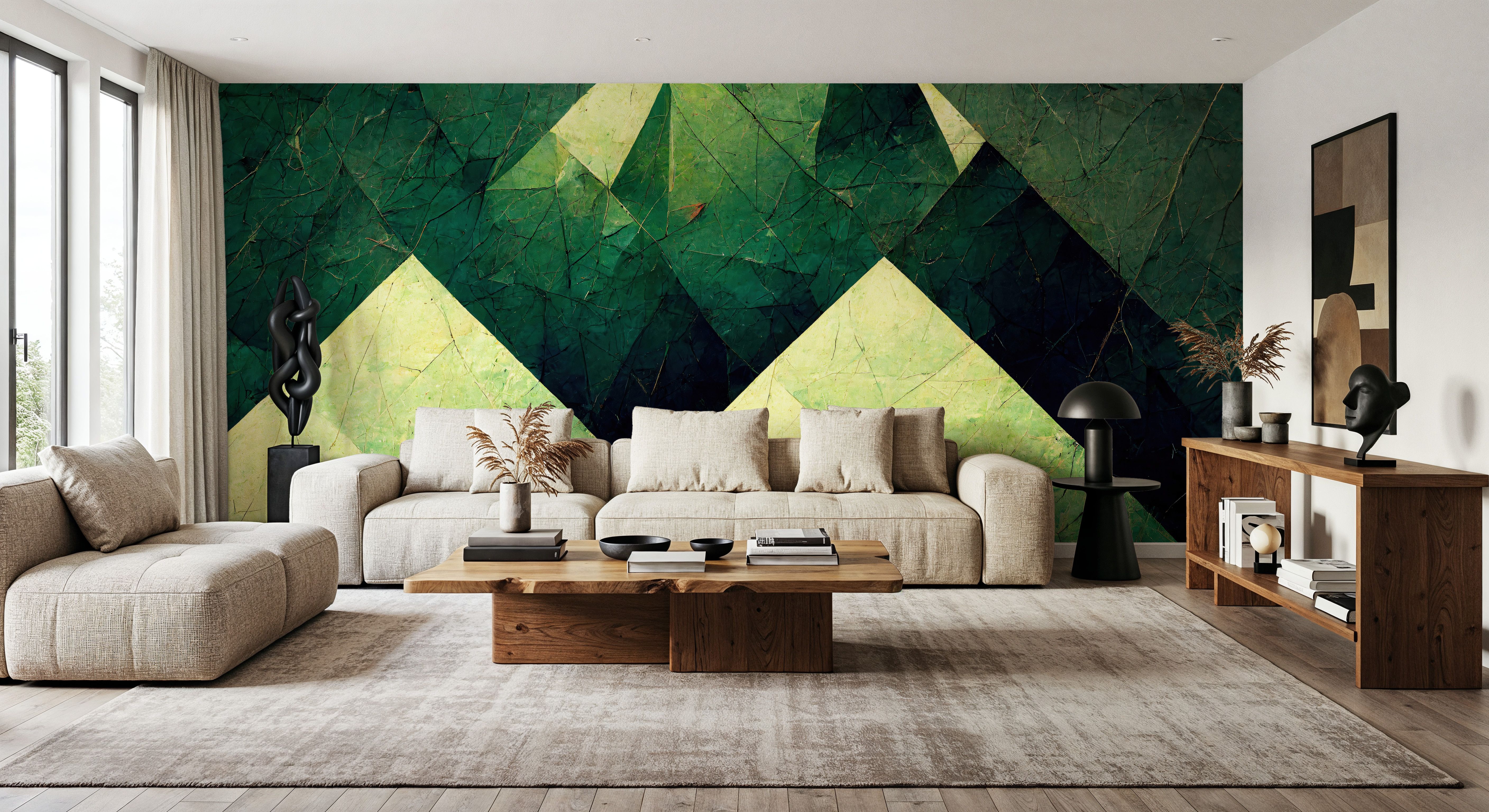 Reduced Mountains Green