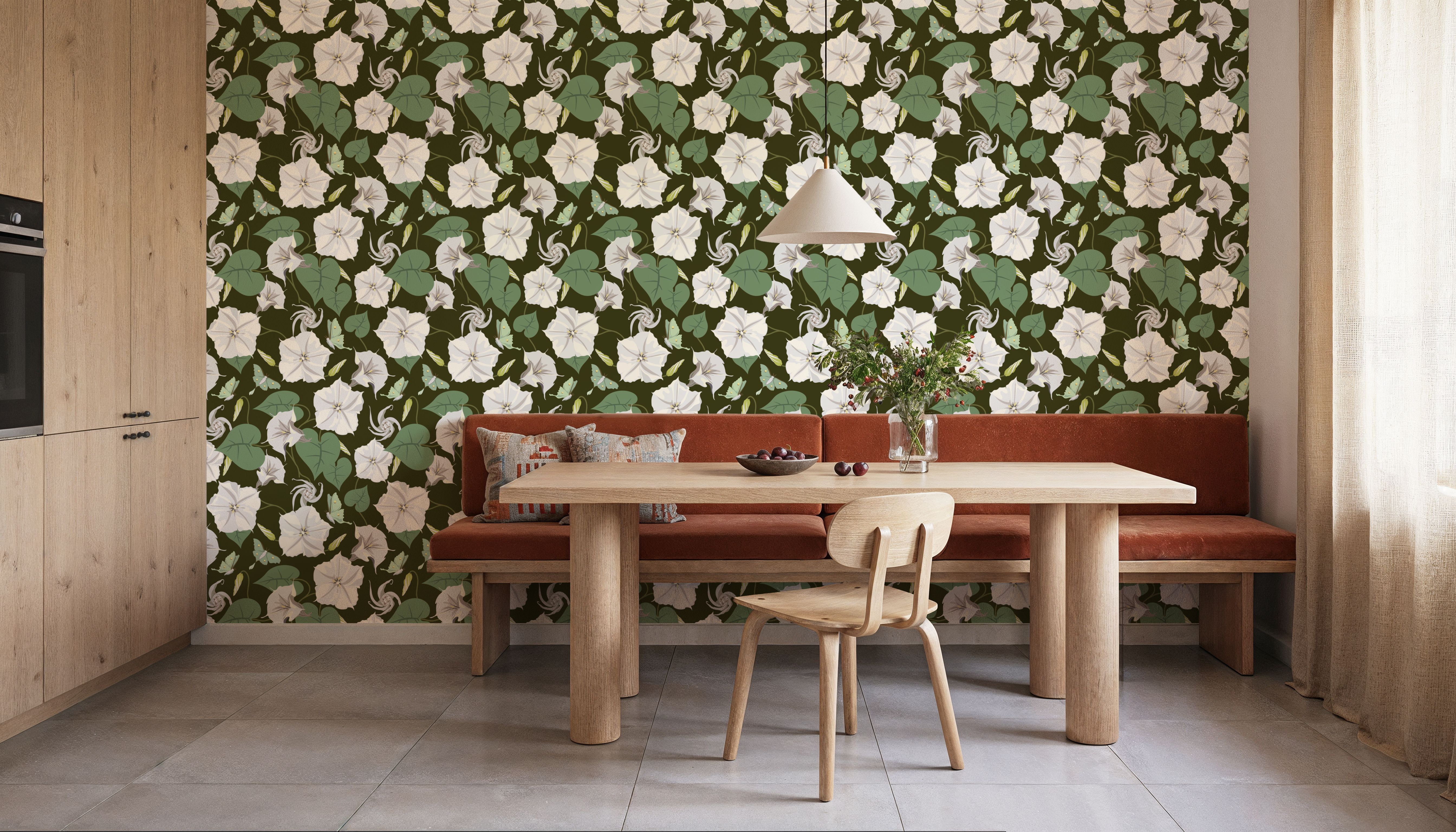 Moon Vine, Olive Green