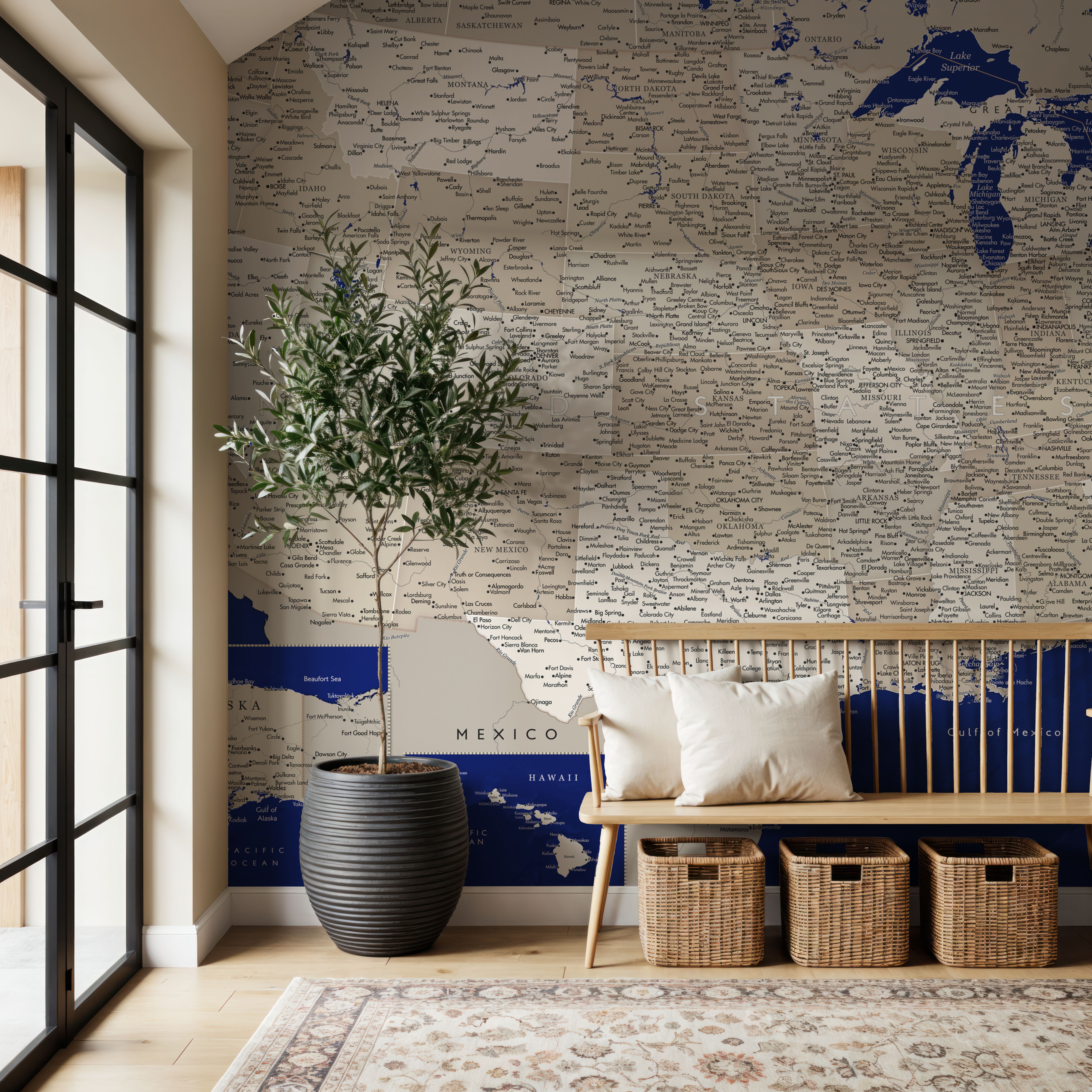 US Map Detailed - Kameryn