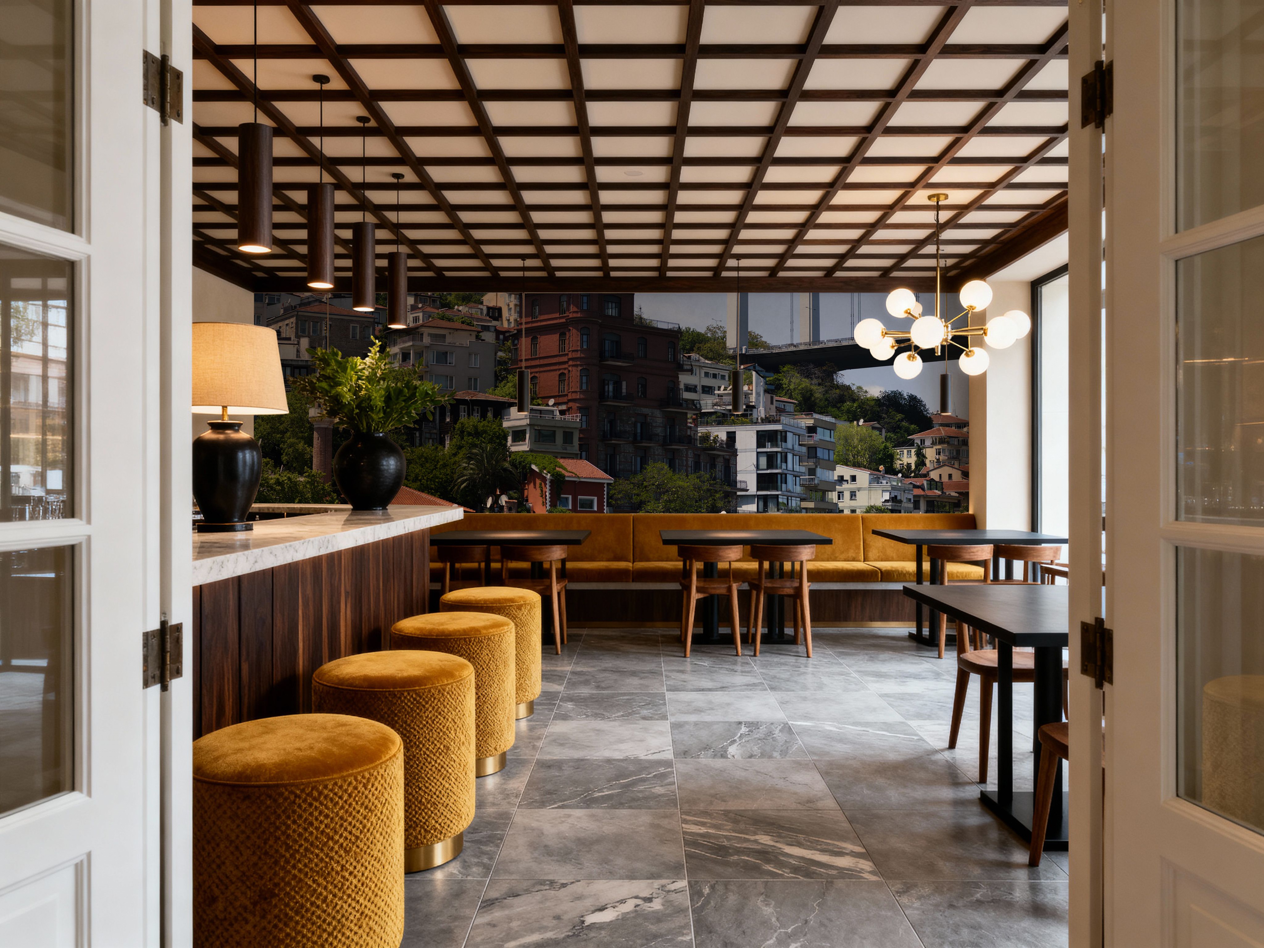 Historic Bridge Cityscape