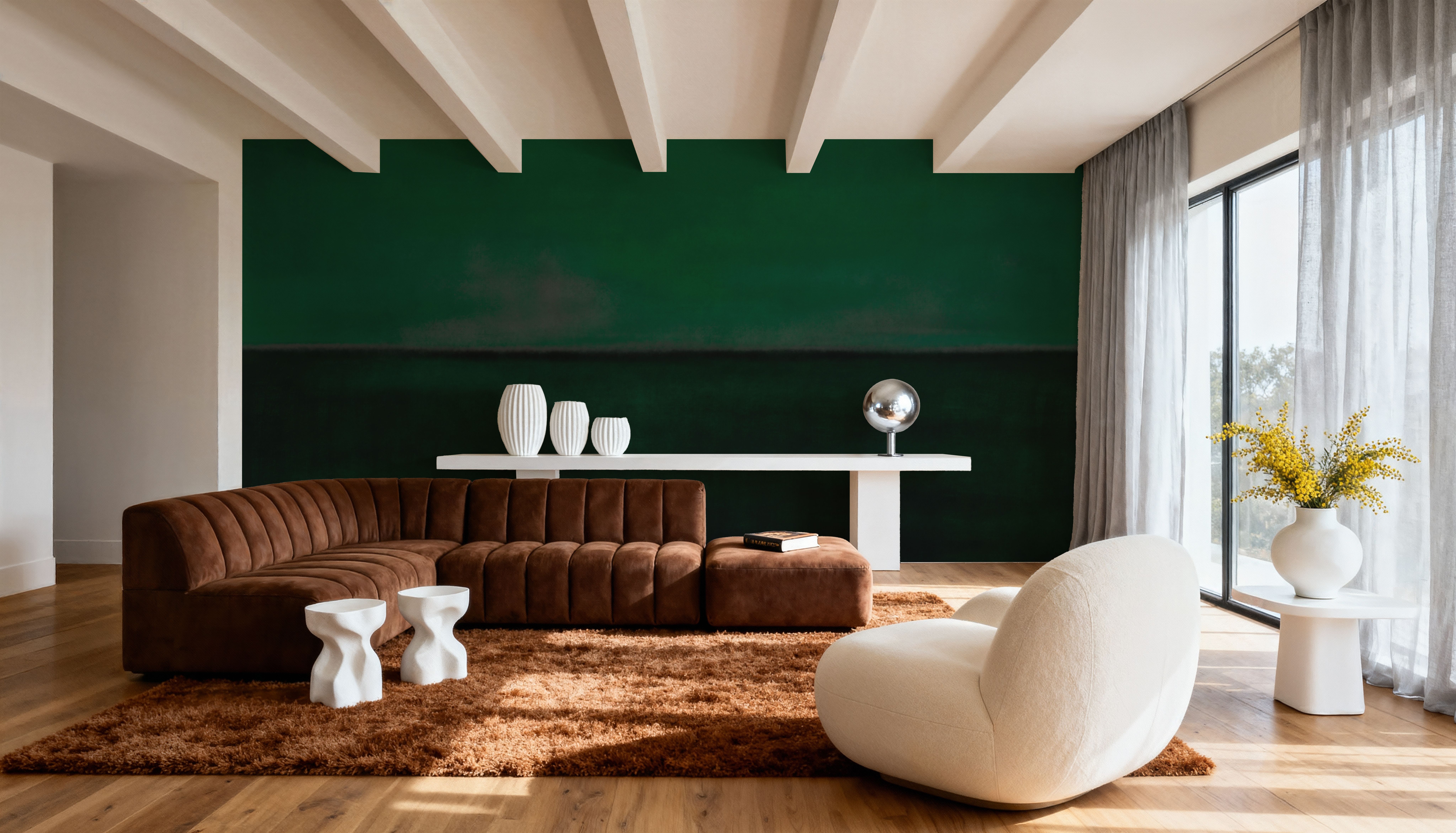 Green Horizon, Watercolor