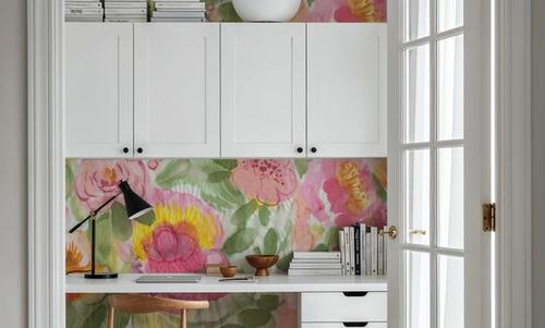 Colourful Watercolor Painted Floral