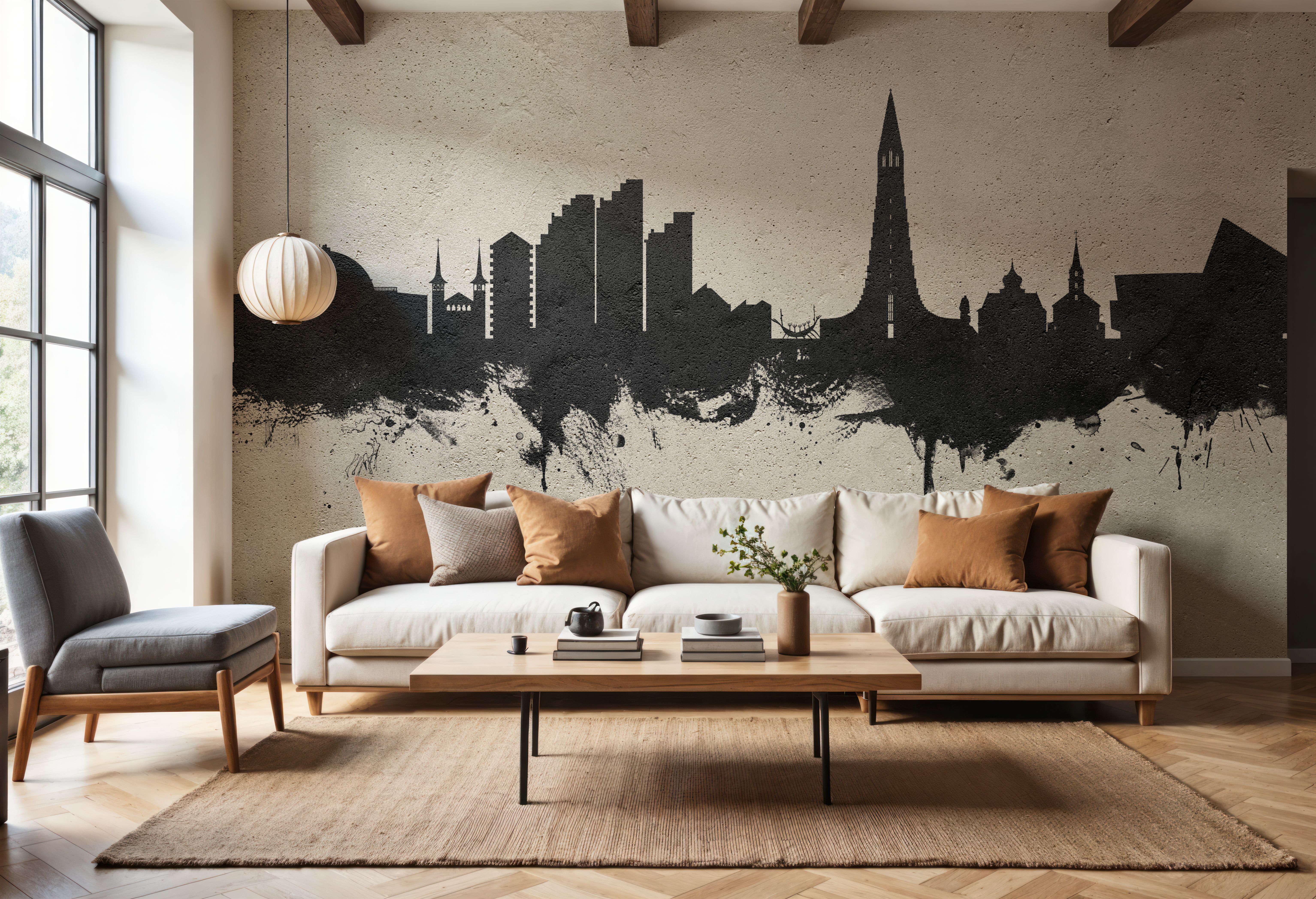 Reykjavík Skyline Concrete, Tapet