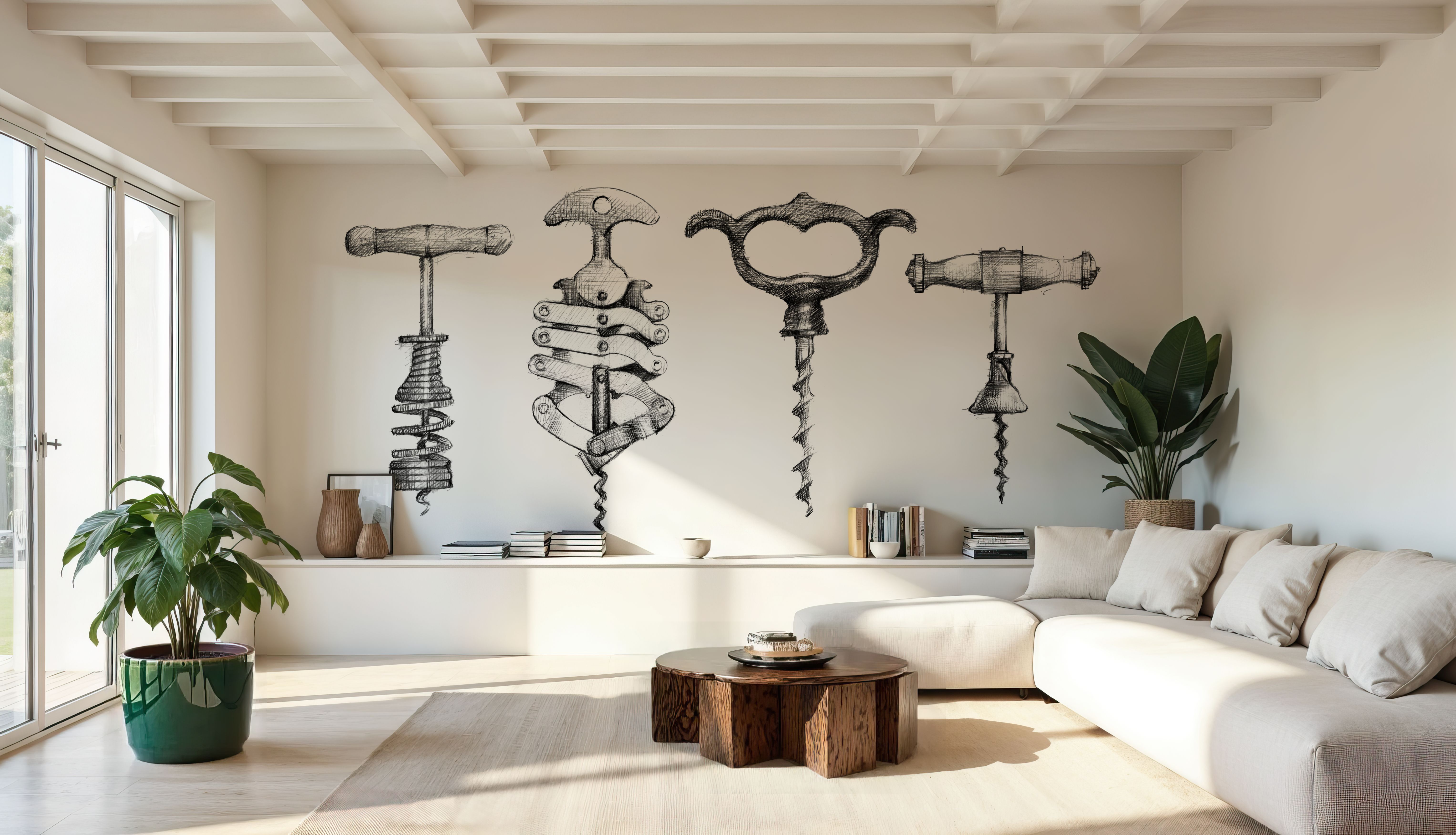 Corkscrew Collection, Wallpaper