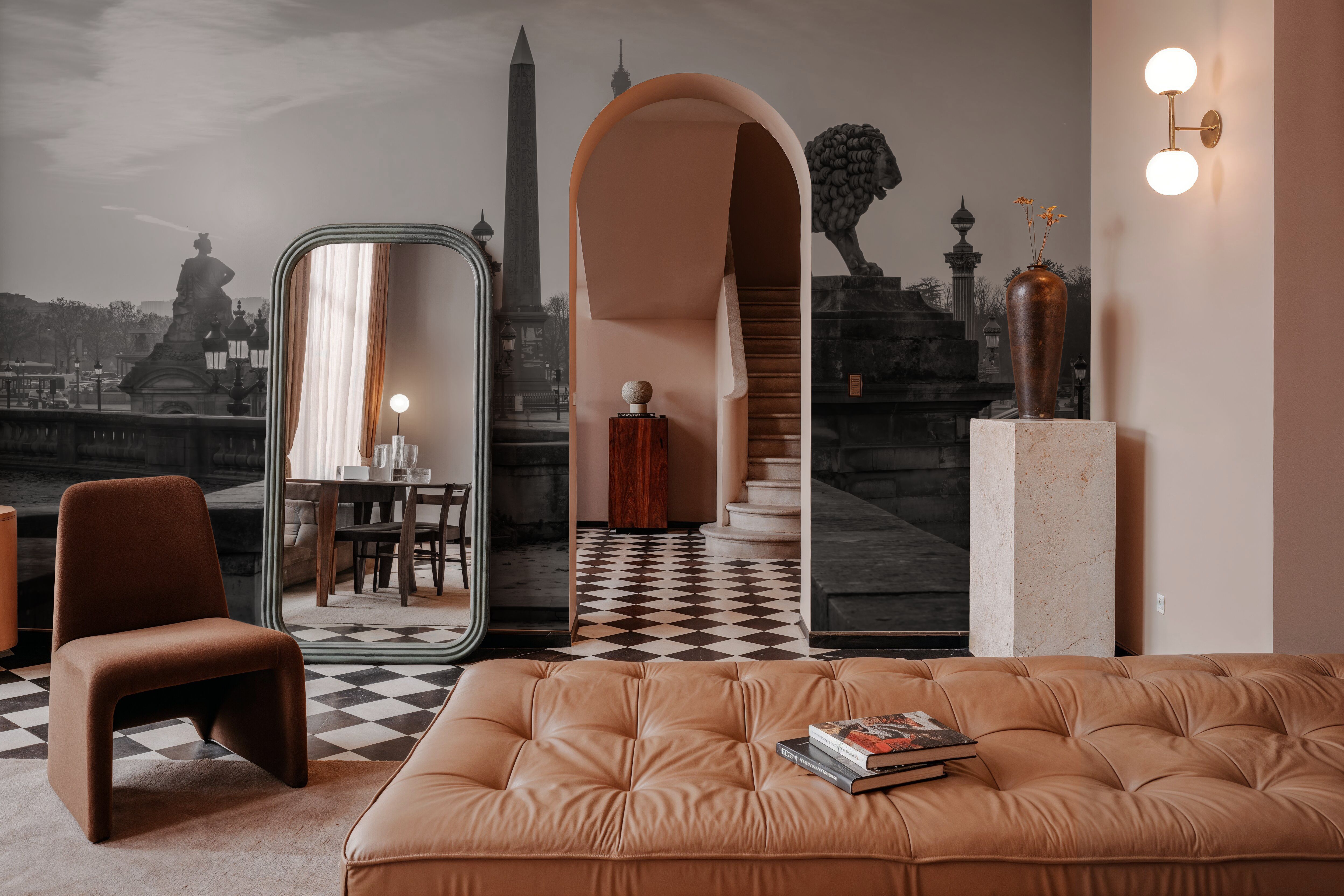 Place de la Concorde at Sunset BW