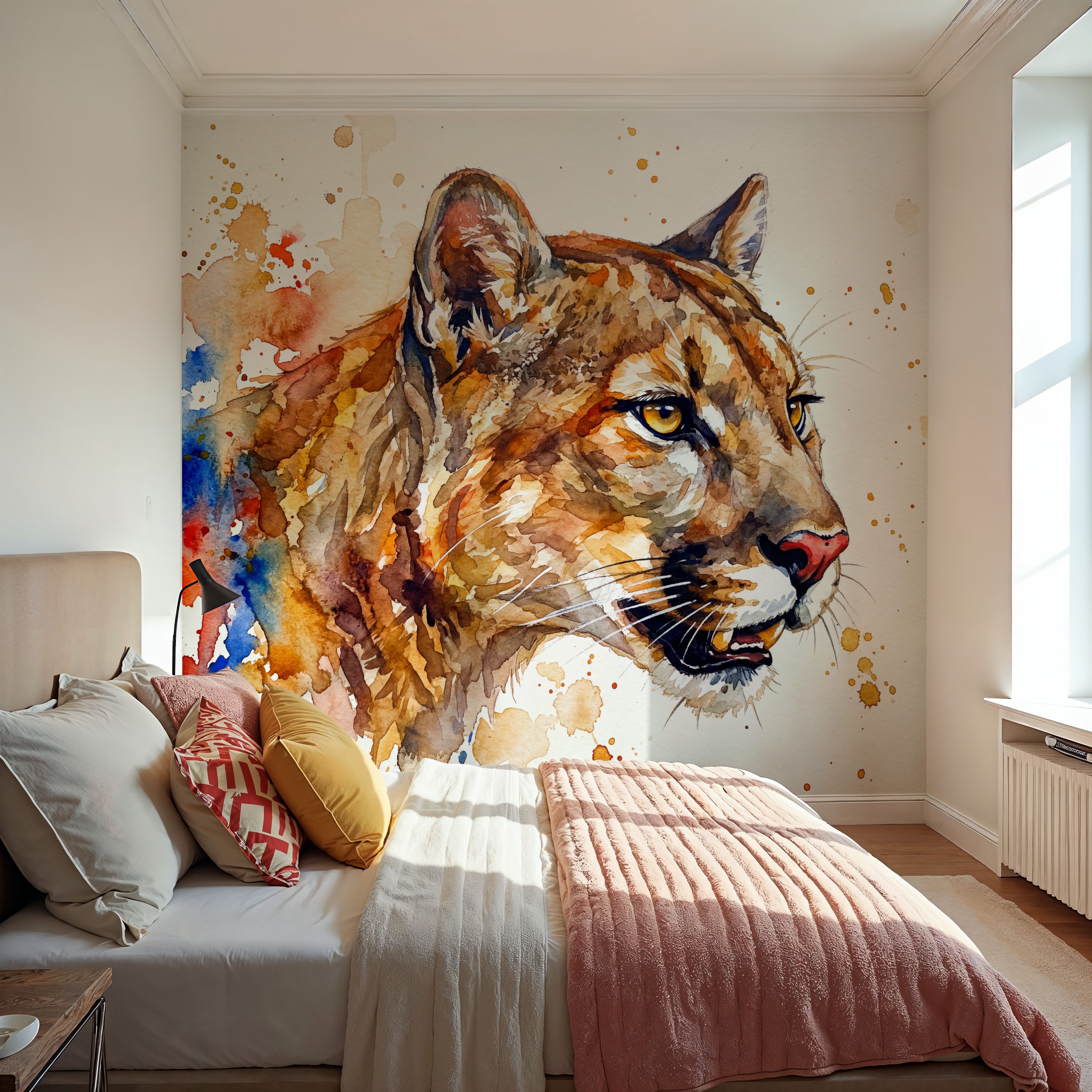 Cougar - Watercolor Predators Series