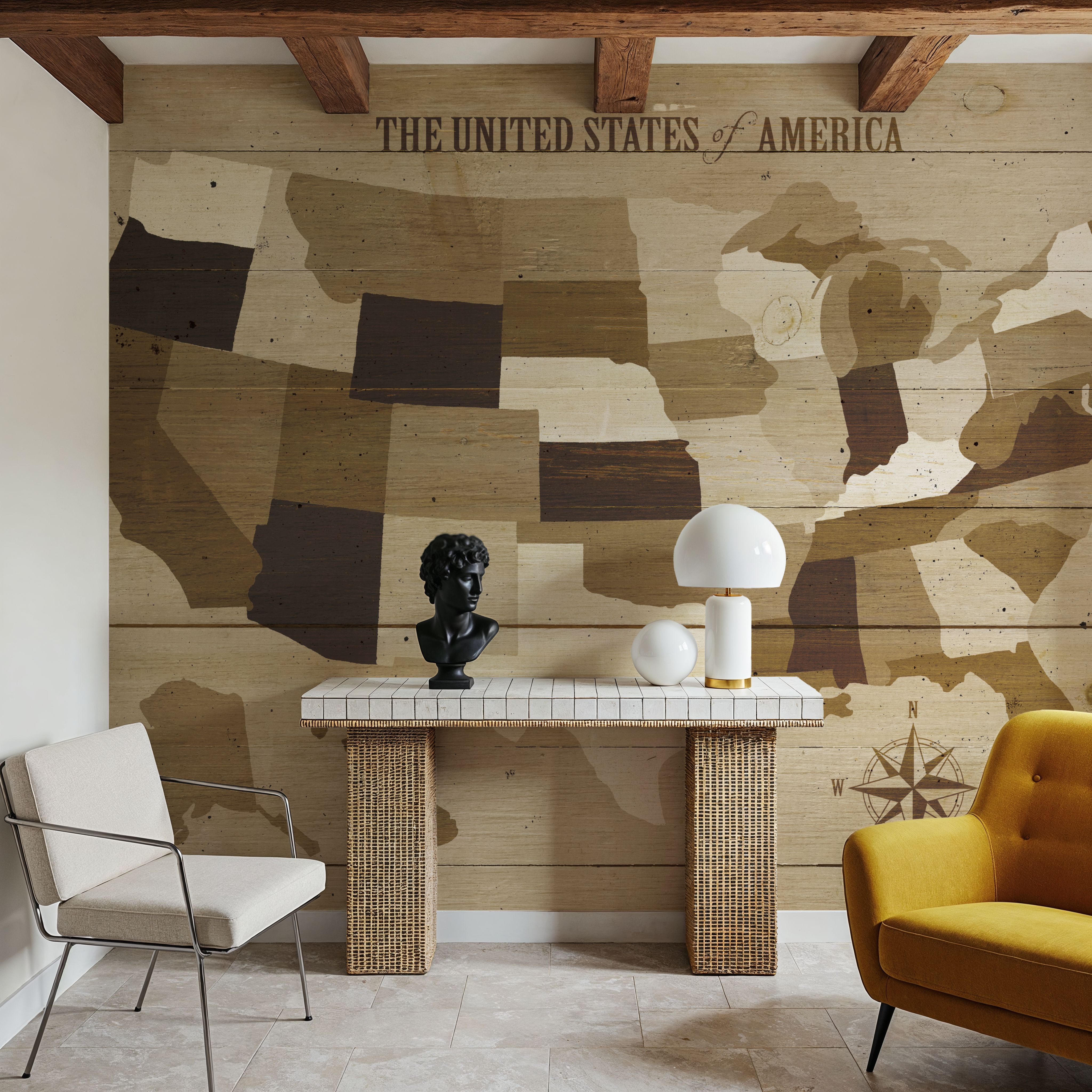 USA Modern Vintage Wood