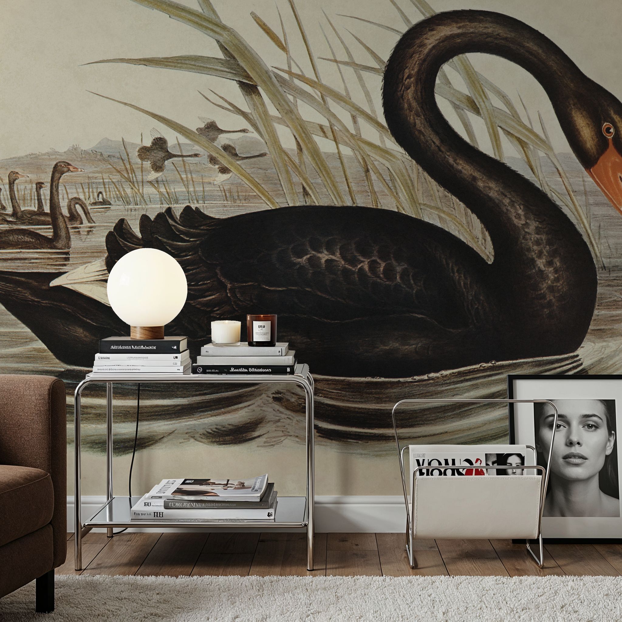 Black Swan Vintage Book Aged