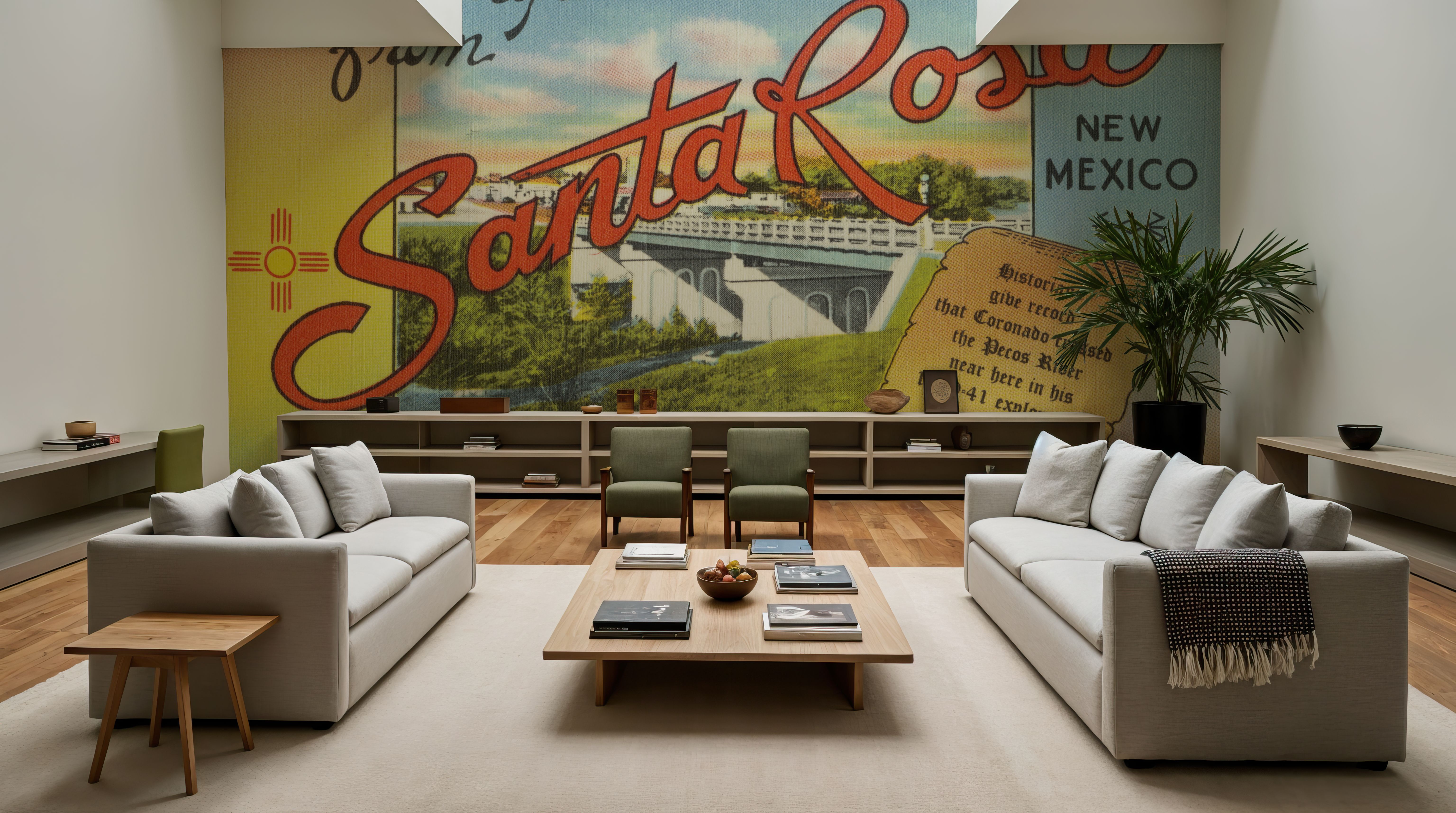 Greetings from Santa Rosa - Screenprint Postcard