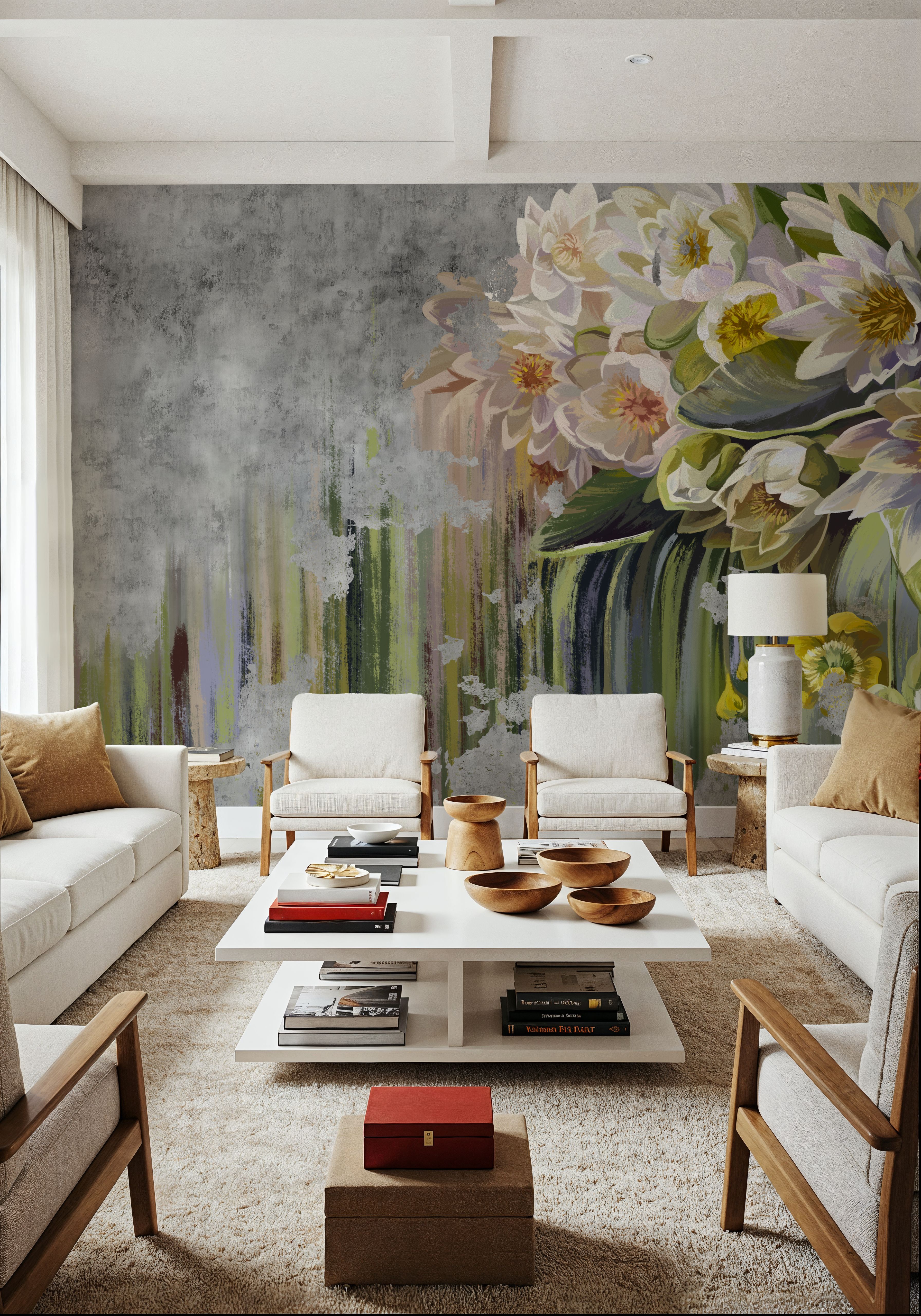 Painted Vintage Lilies