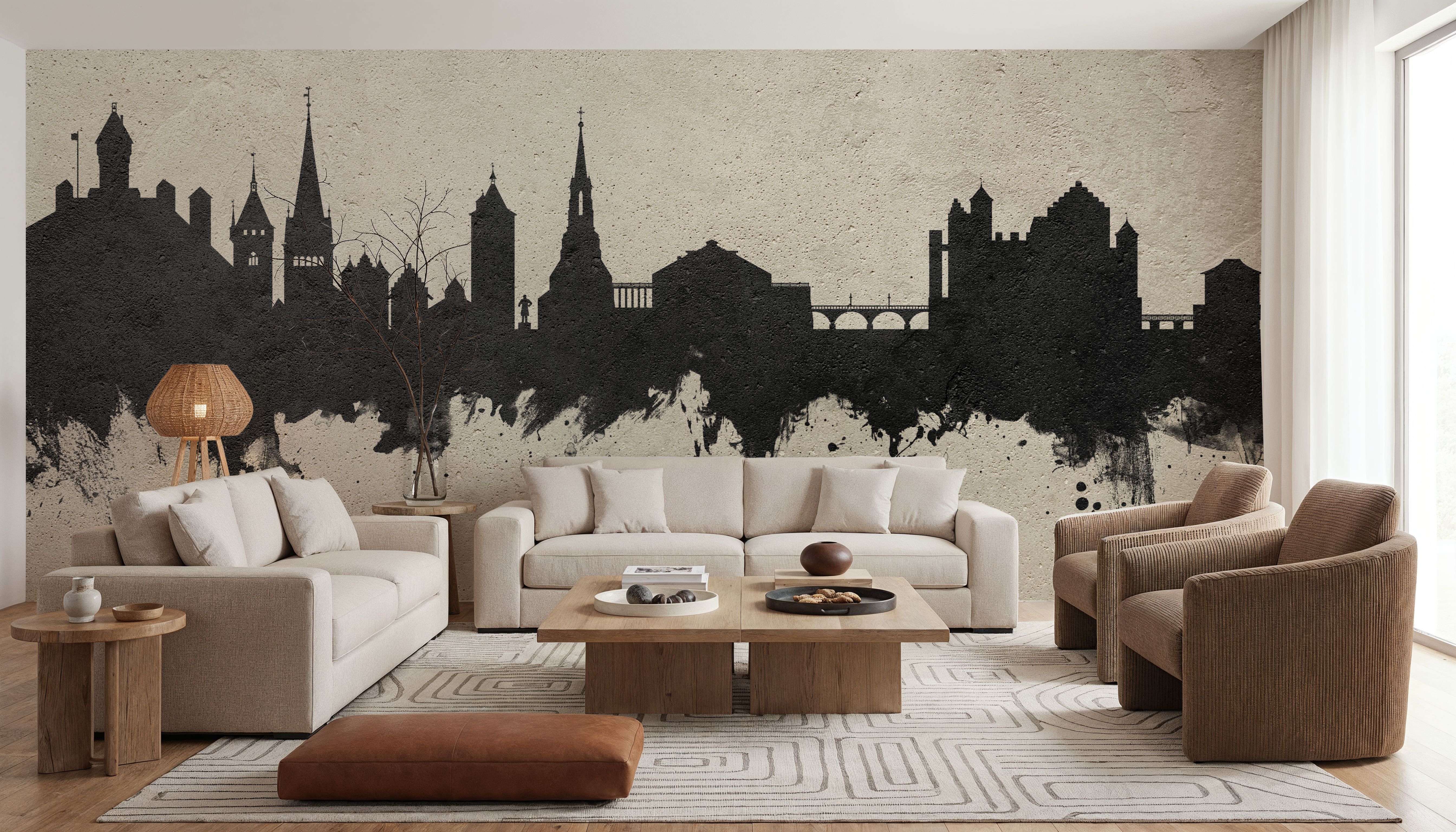 Schaffhausen Switzerland Skyline Concrete