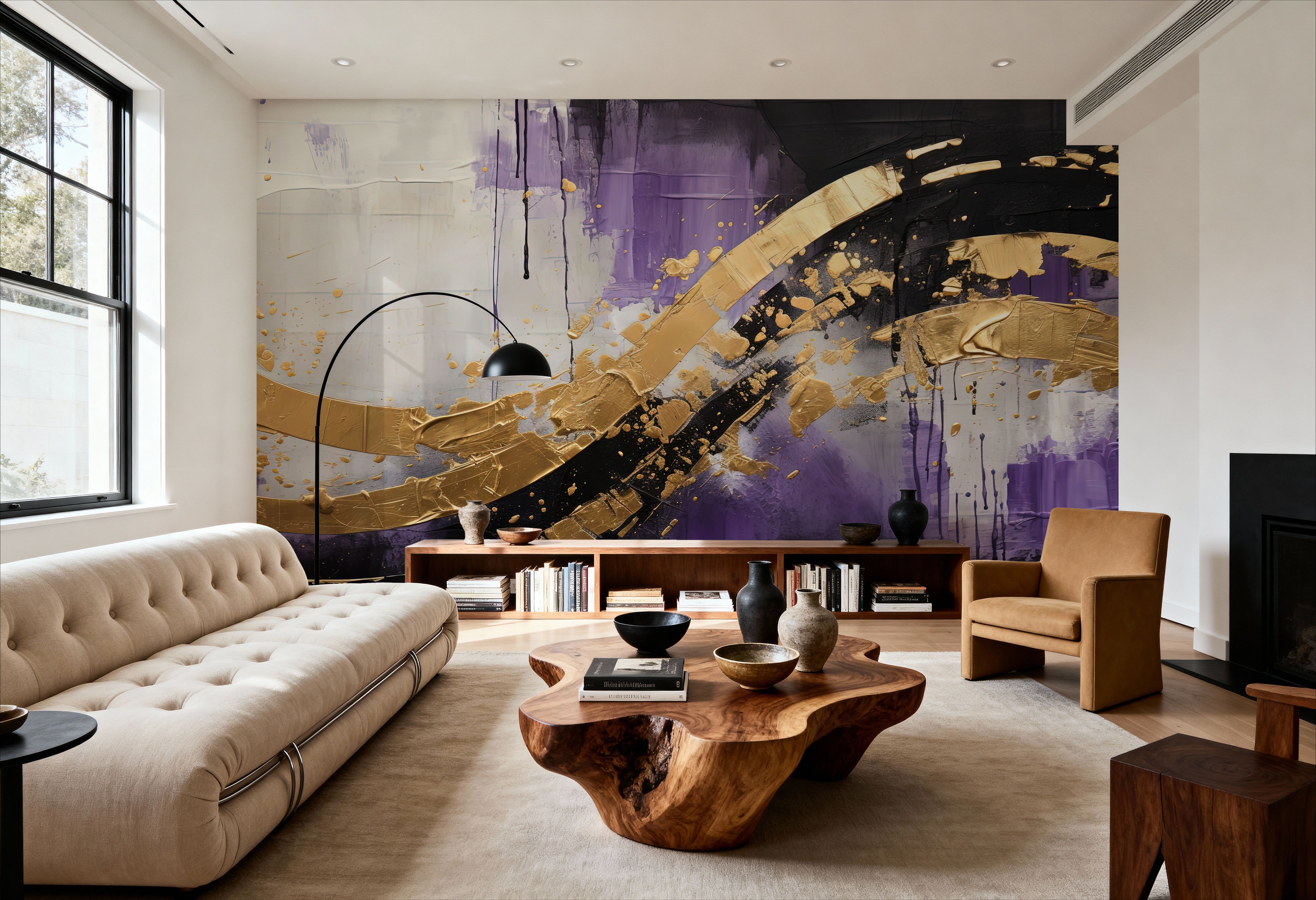 Space Rainbow, Behang