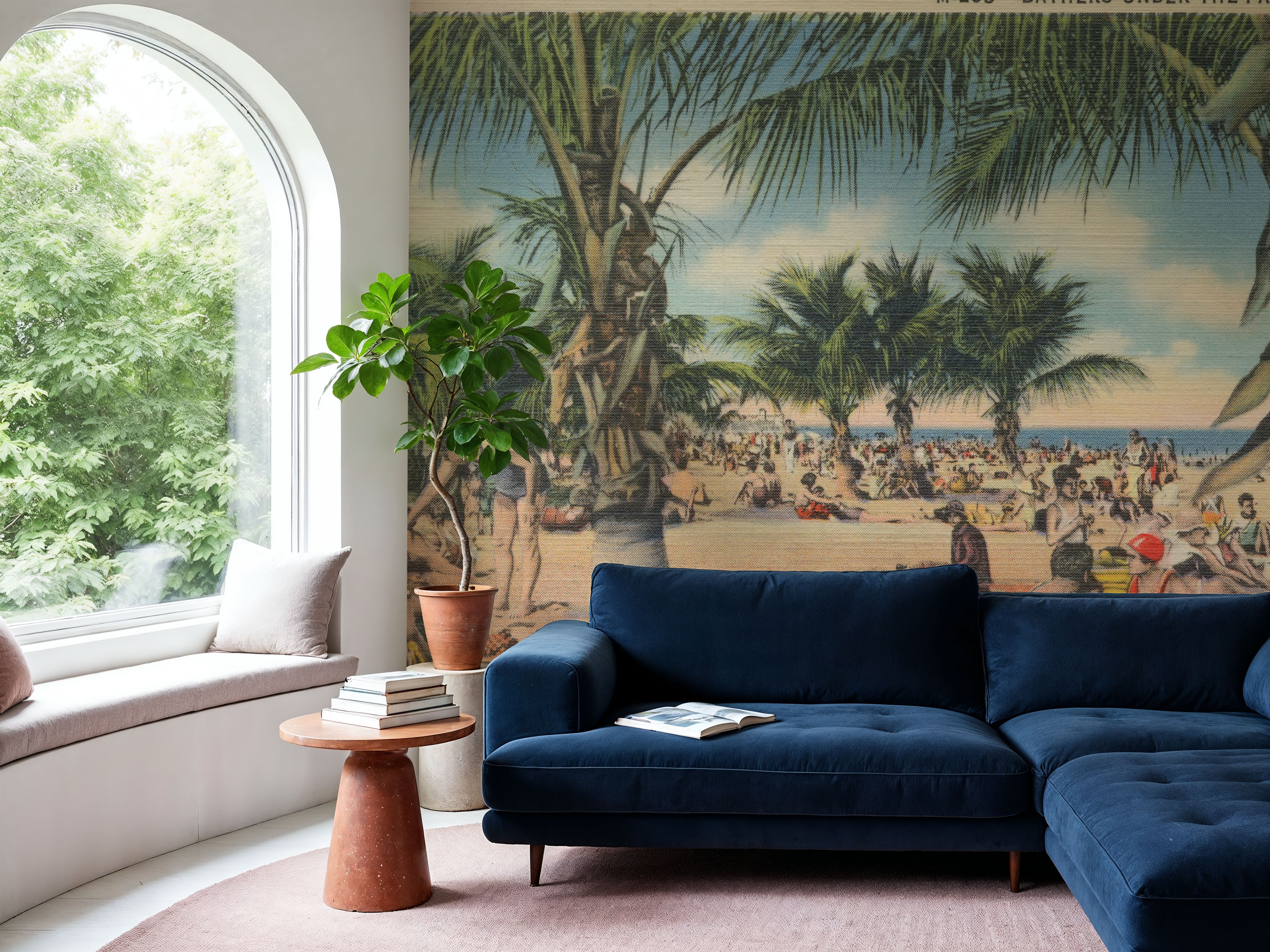 Miami Beach Postcard - Screenprint