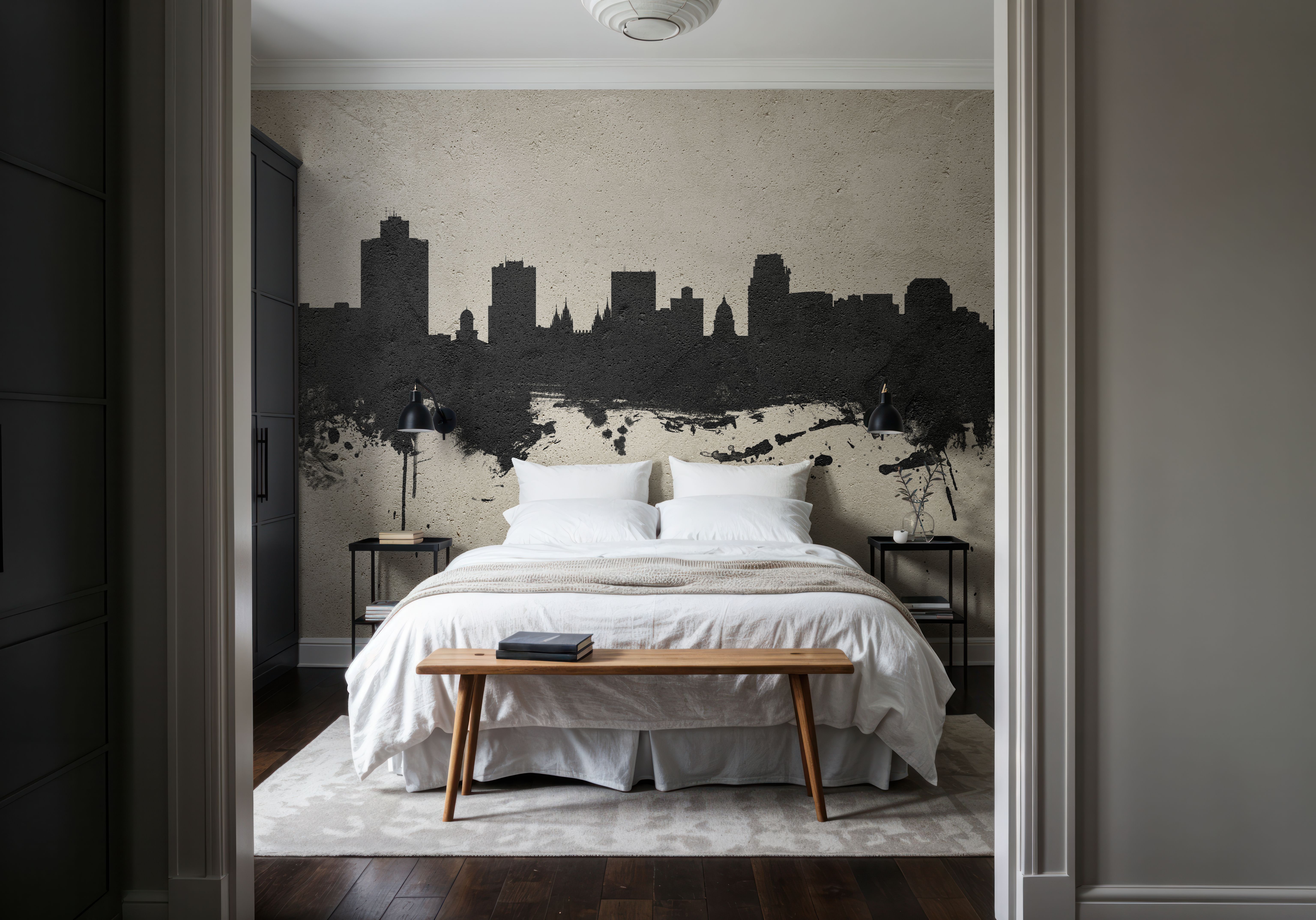 Salt Lake City Utah Skyline Concrete