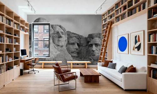 Mount Rushmore, Black And White