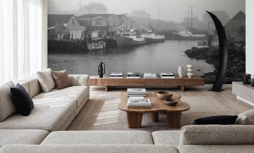 Foggy Fishing BW