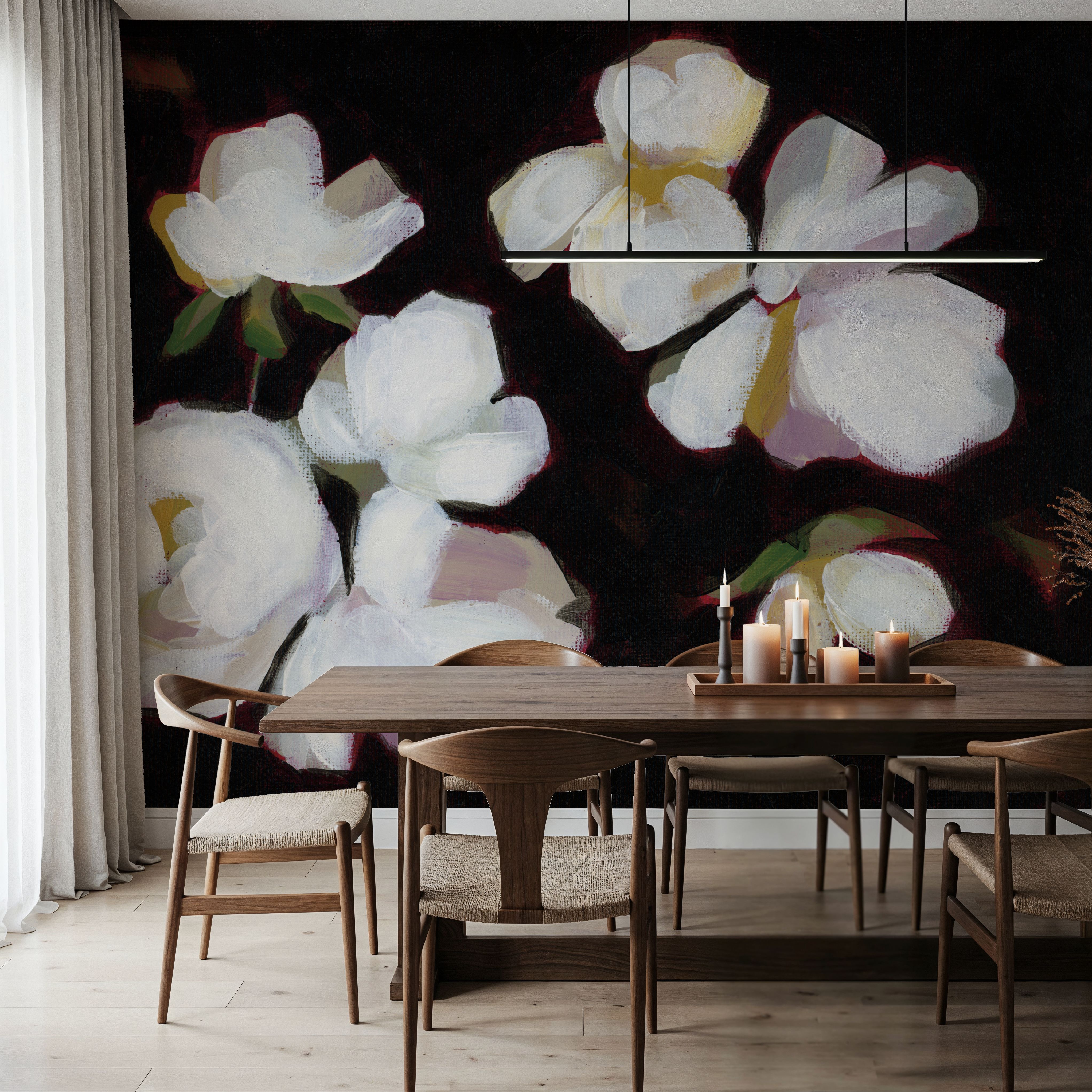 Wall Mural - Queen of Hearts I - Contemporary Nature mural wallpaper - Offices - Wallism US - Premium, Textured or Peel & Stick