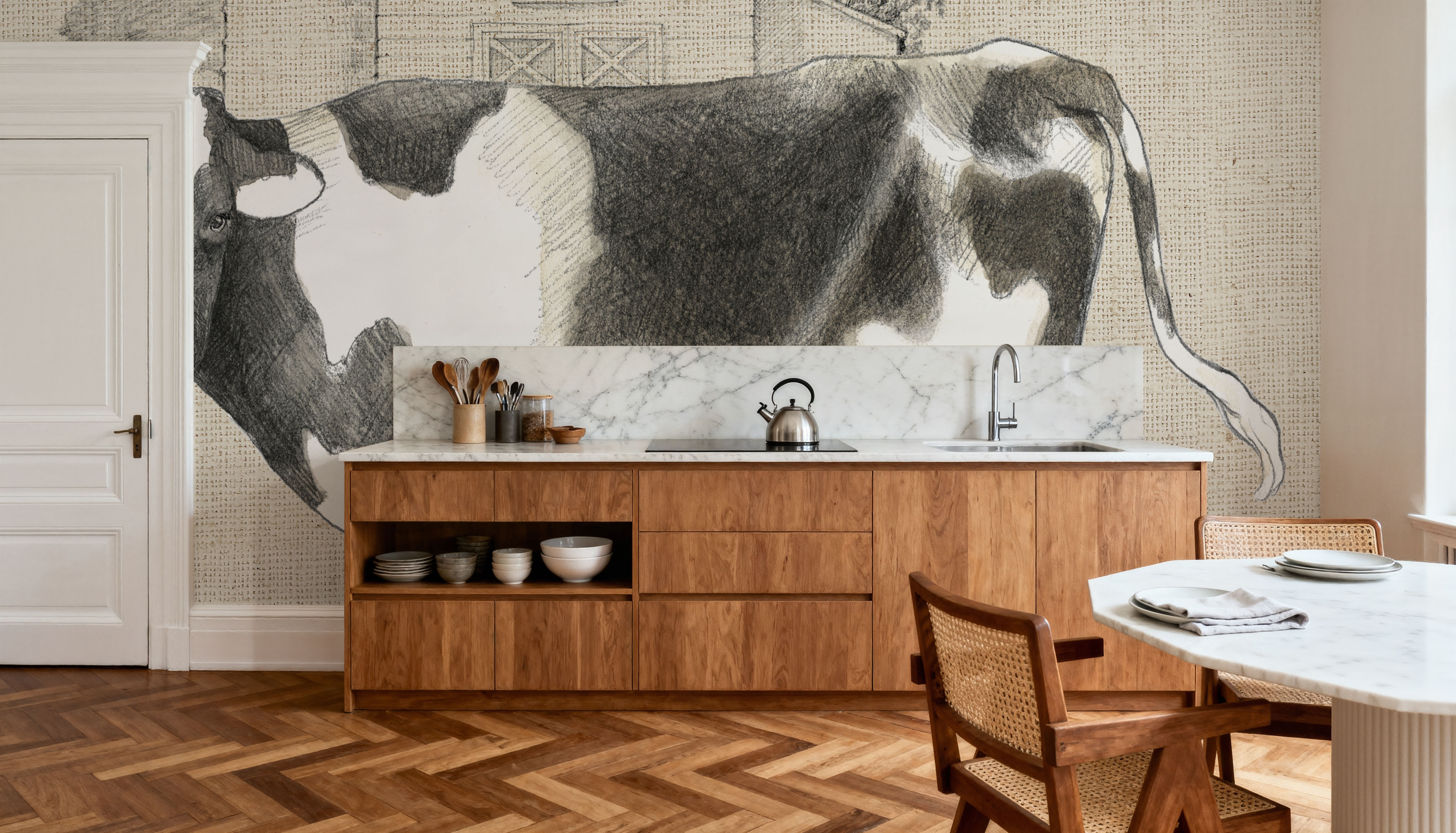 Farm To Table IV on Burlap