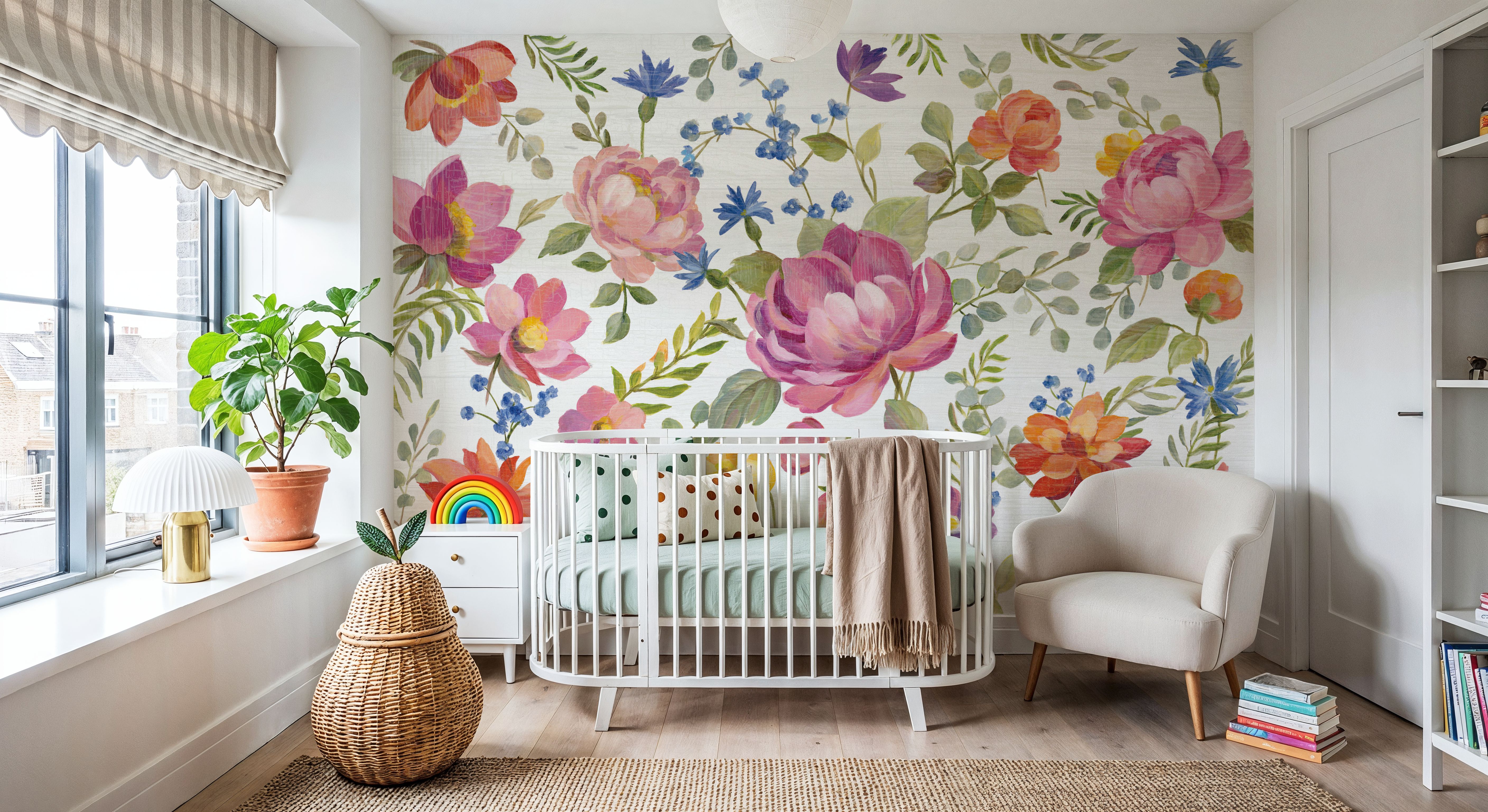 Garden Party Petals, Wallpaper