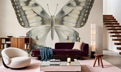 Beetles and Butterflies I Neutral