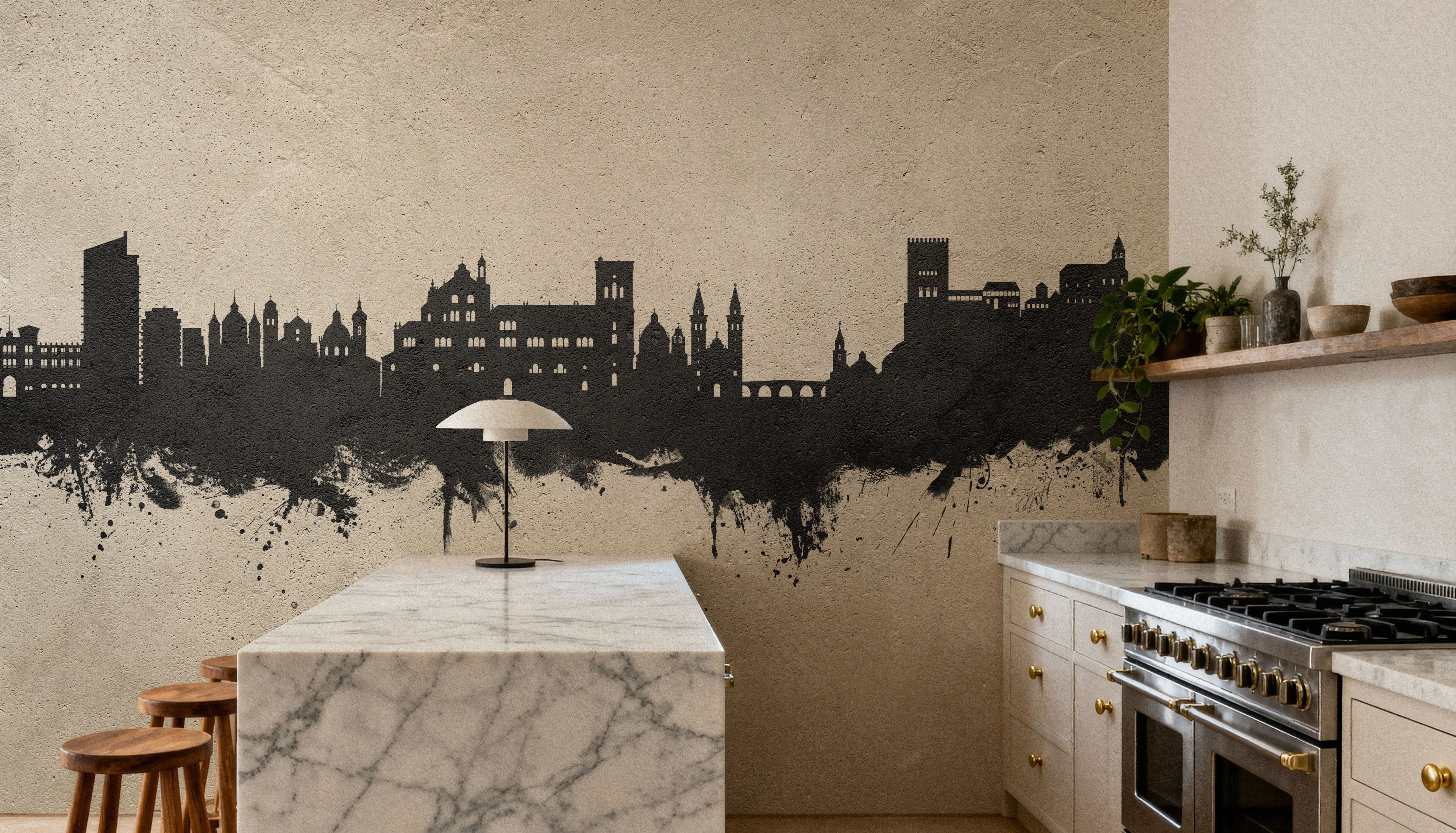 Granada Spain Skyline Concrete