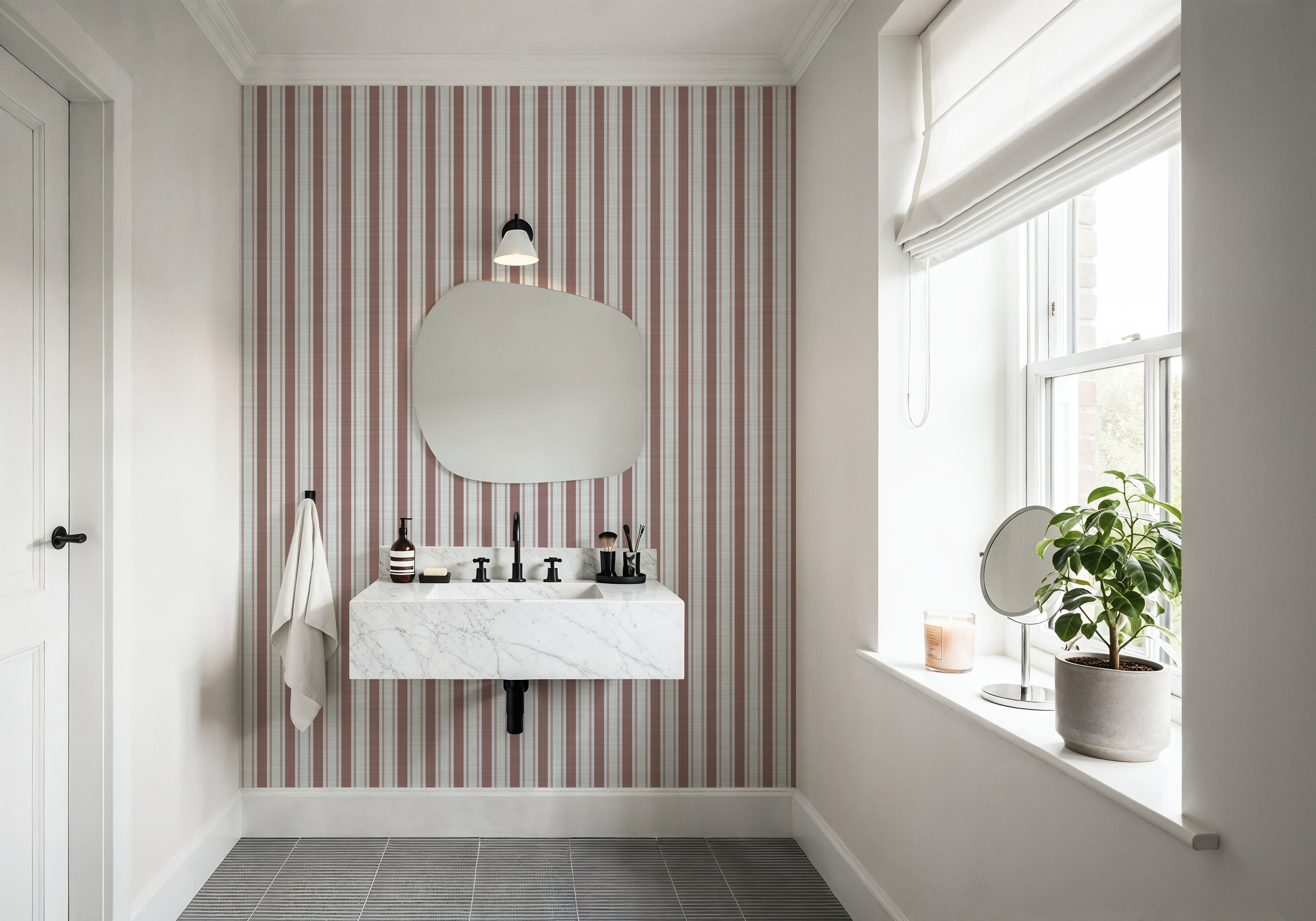 Les Andelys Vertical, Muted Red