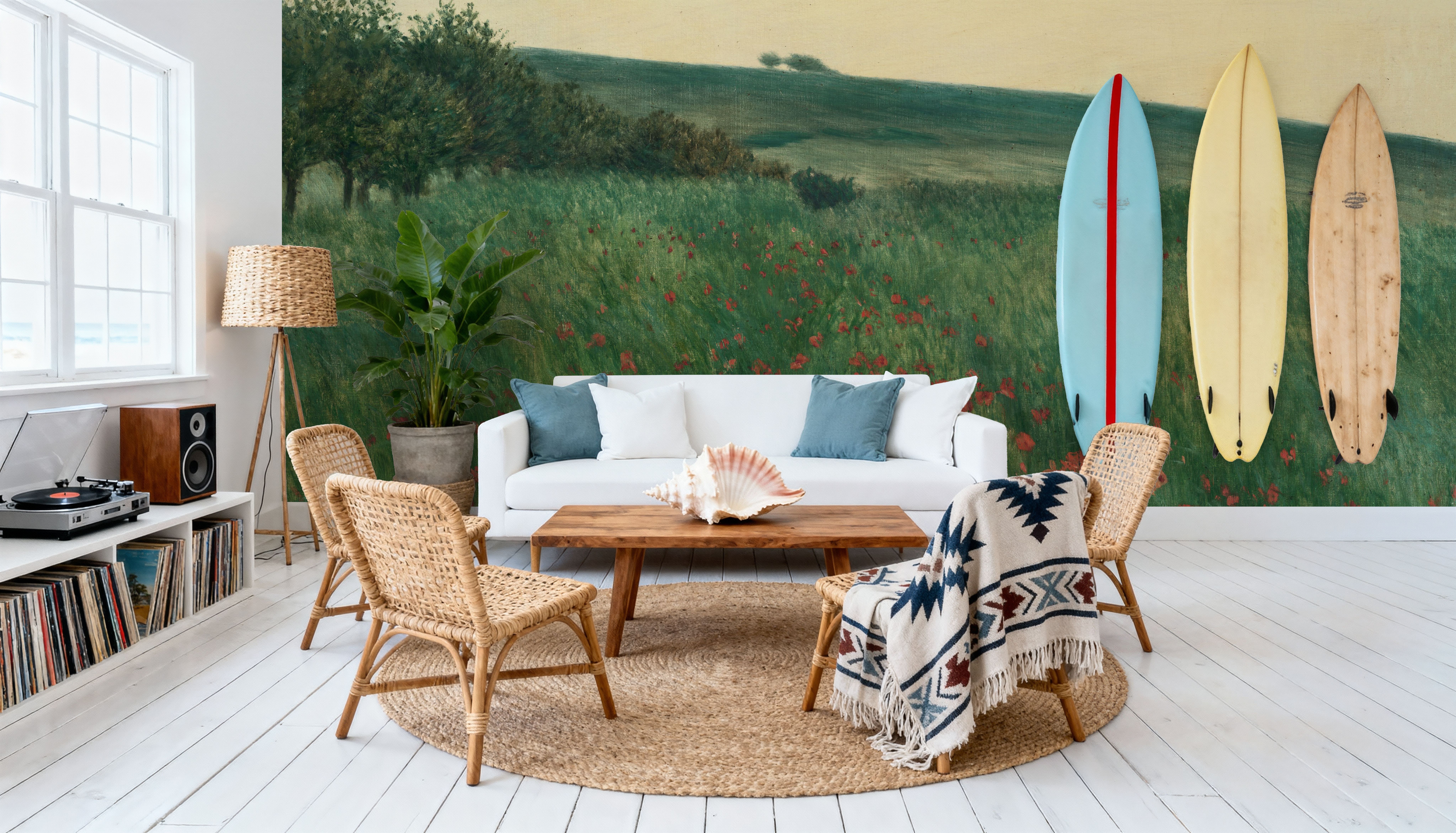 Red Poppies (1910) Oil Painting