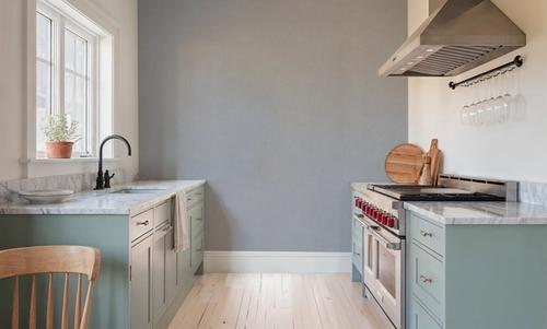 Faux Sand Stucco Finish, Ice Blue