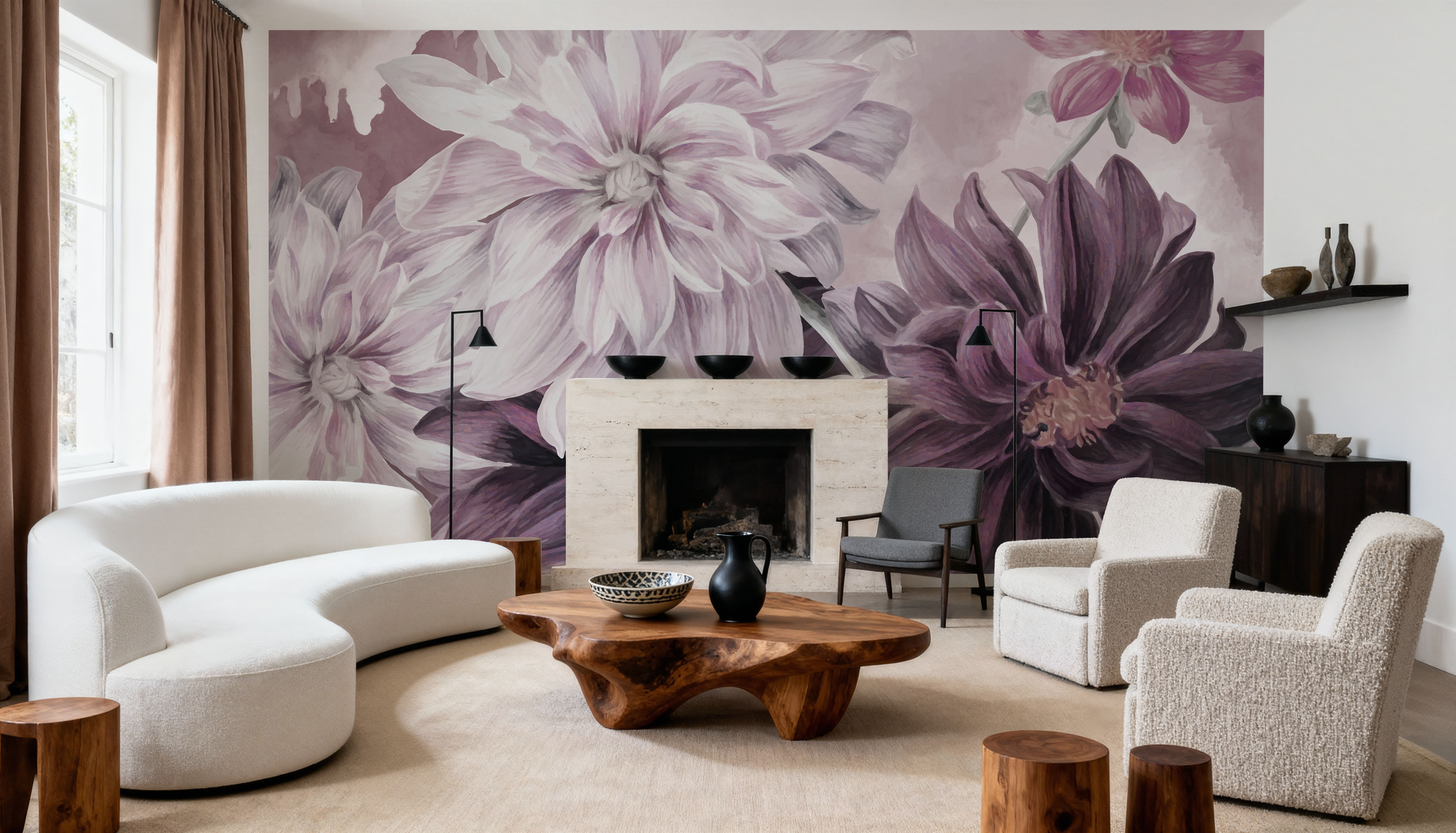 Focus on the Dahlia Red