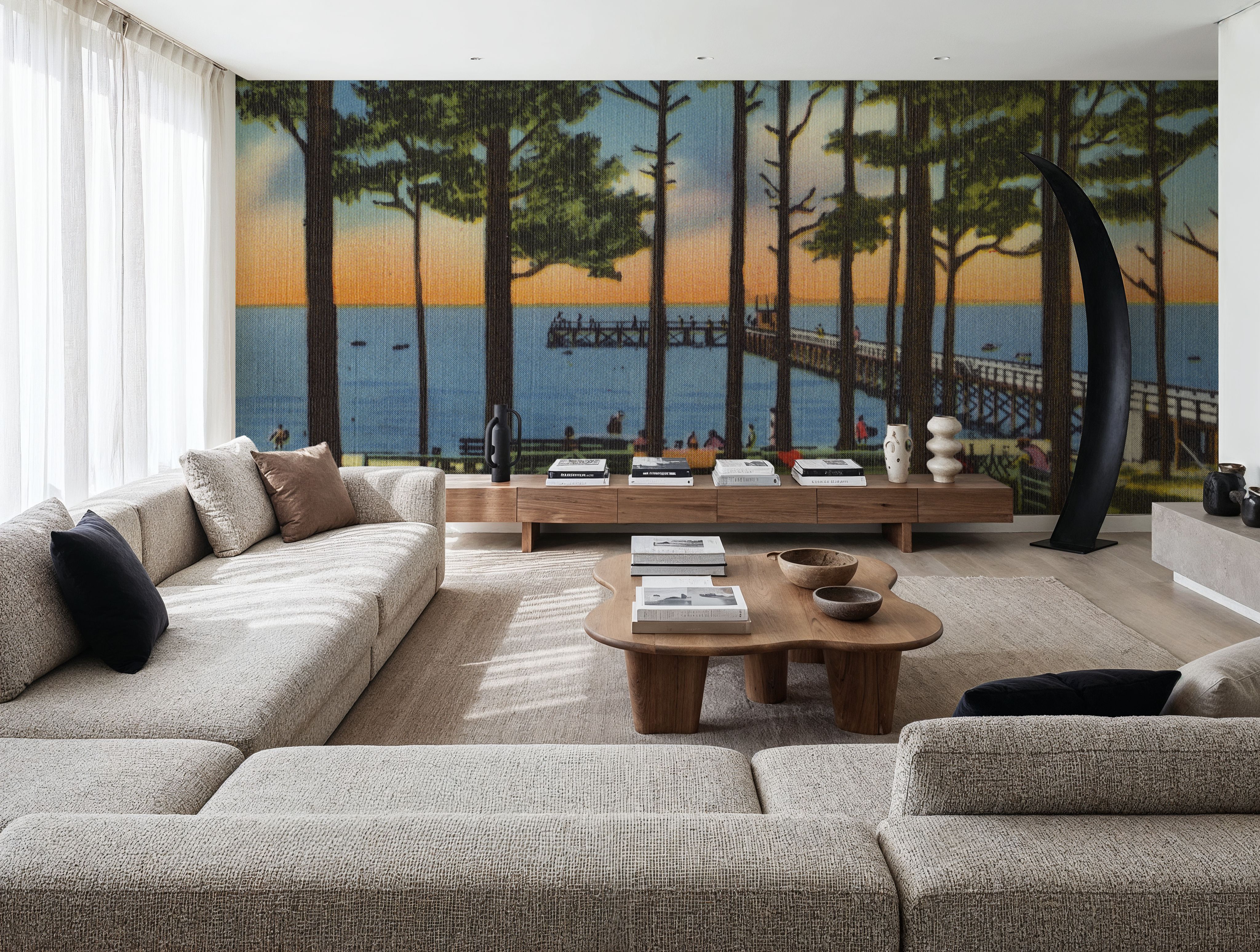 Greetings from Wilson Beach - Screenprint Postcard