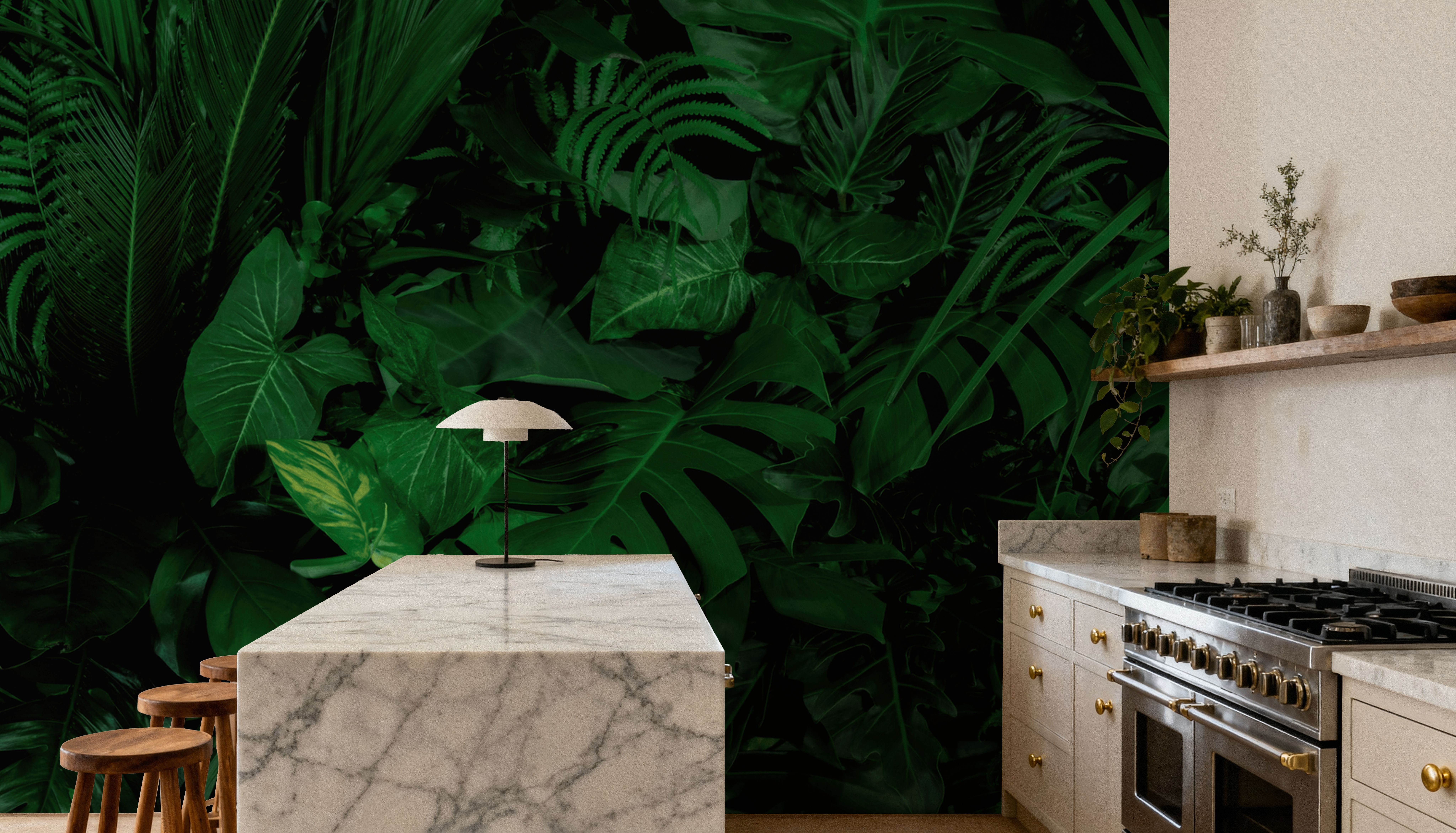 Banana Leaves, Papier peint