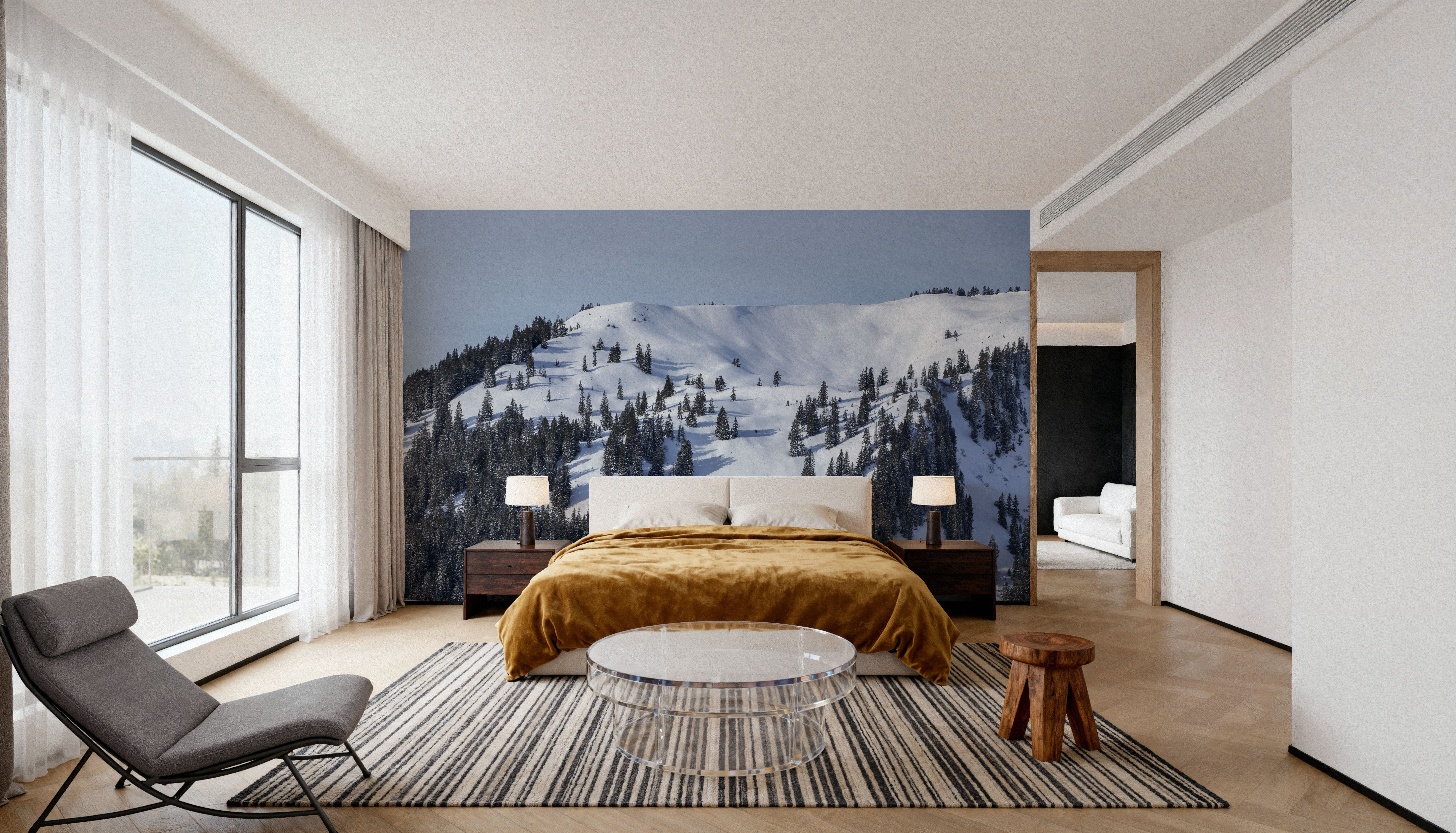 Alp Trees, Wallpaper