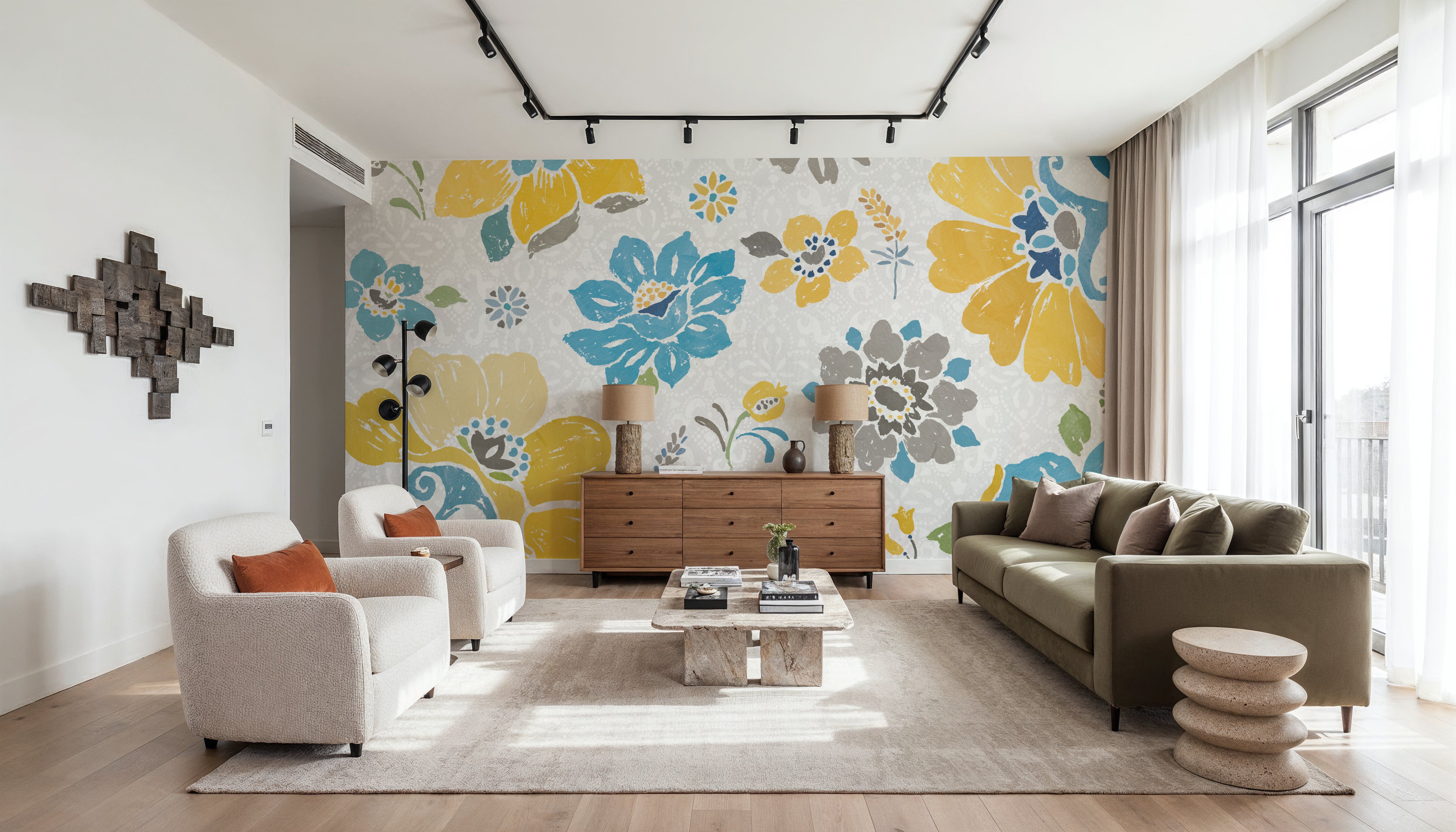 Spanish Impressions VII Spring, Papier peint