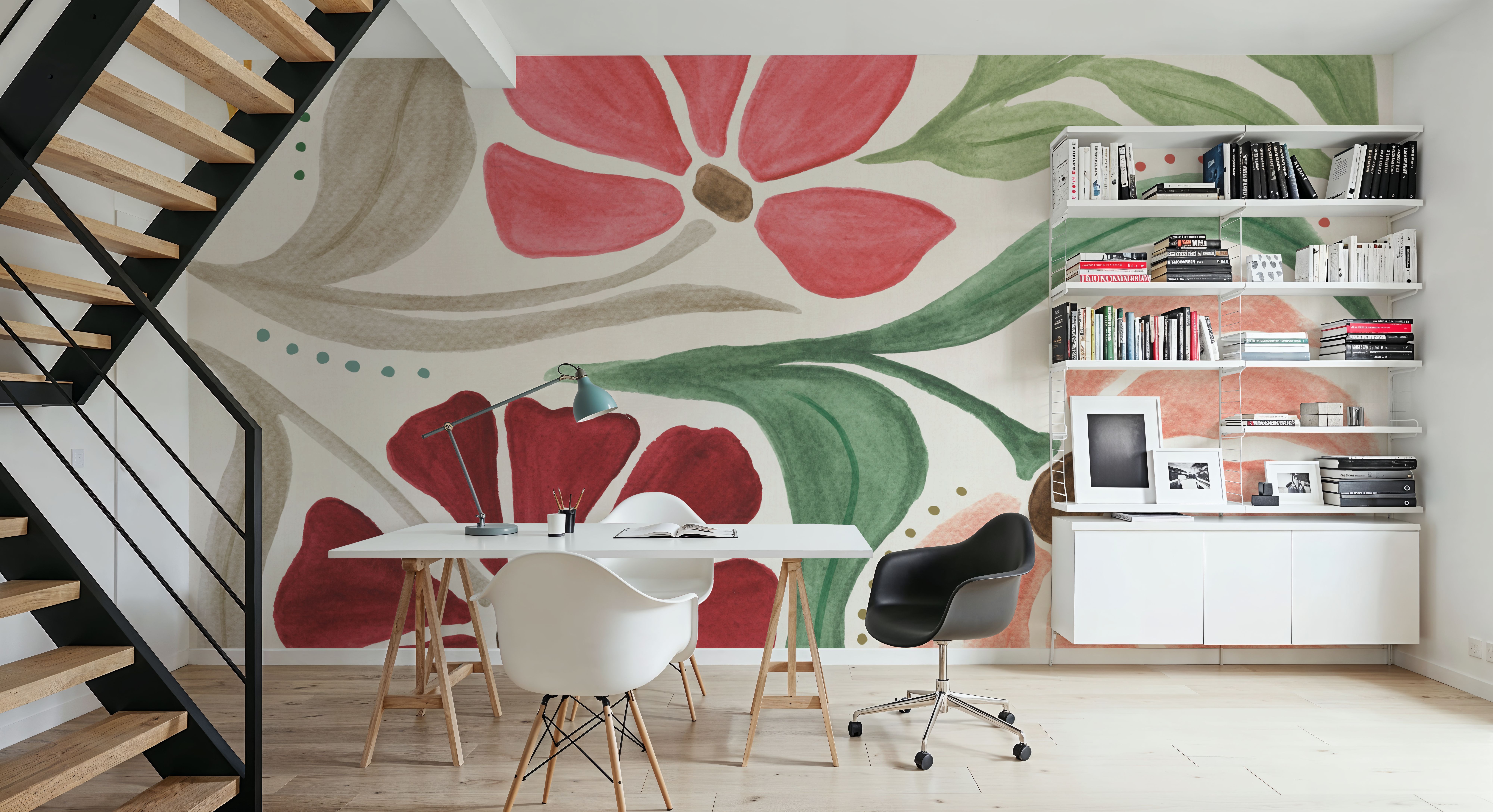 Modern Petals II, Tapeten