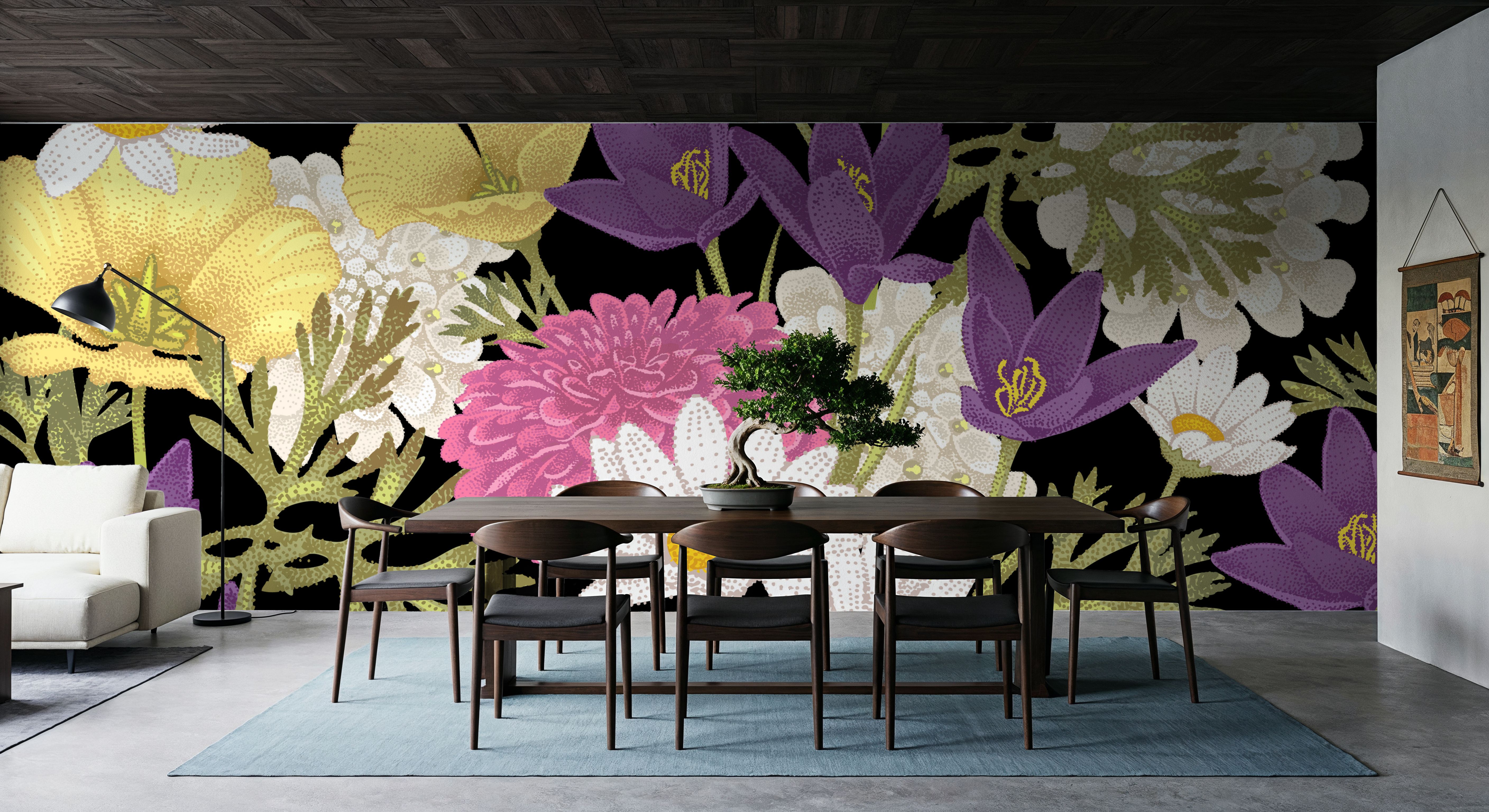 Summer Composition Dark, Papier peint