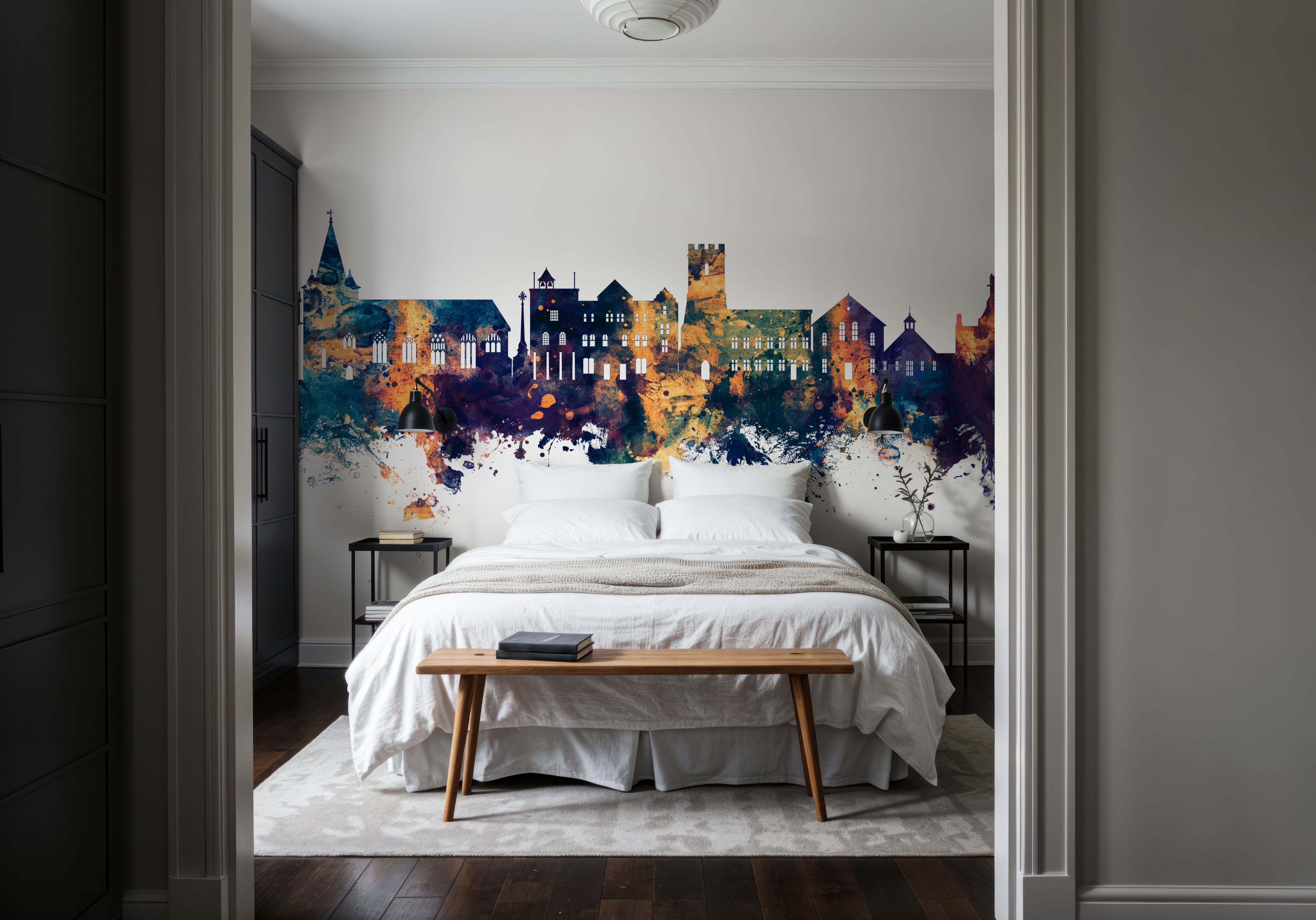 Maldon England Skyline Blue & Bronze