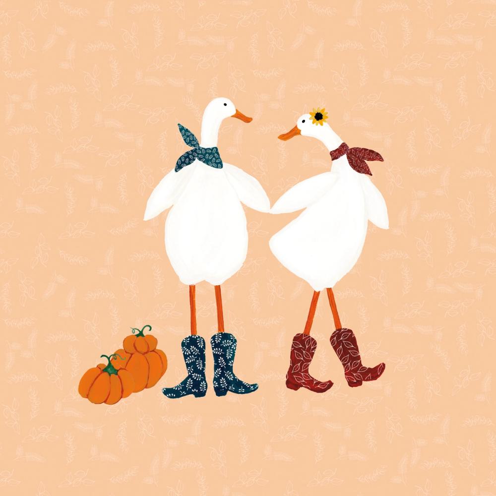 Ducks in the Pumpkin Patch II