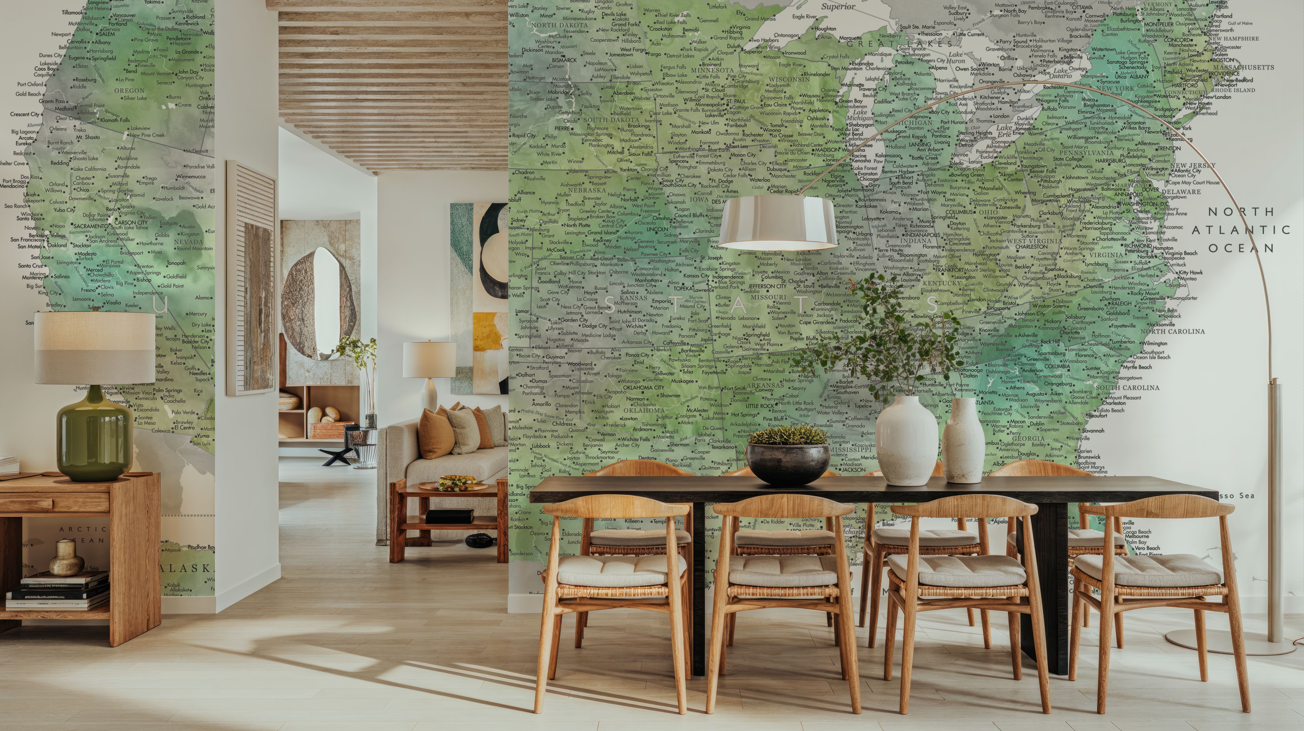 US Map Detailed - Oriole