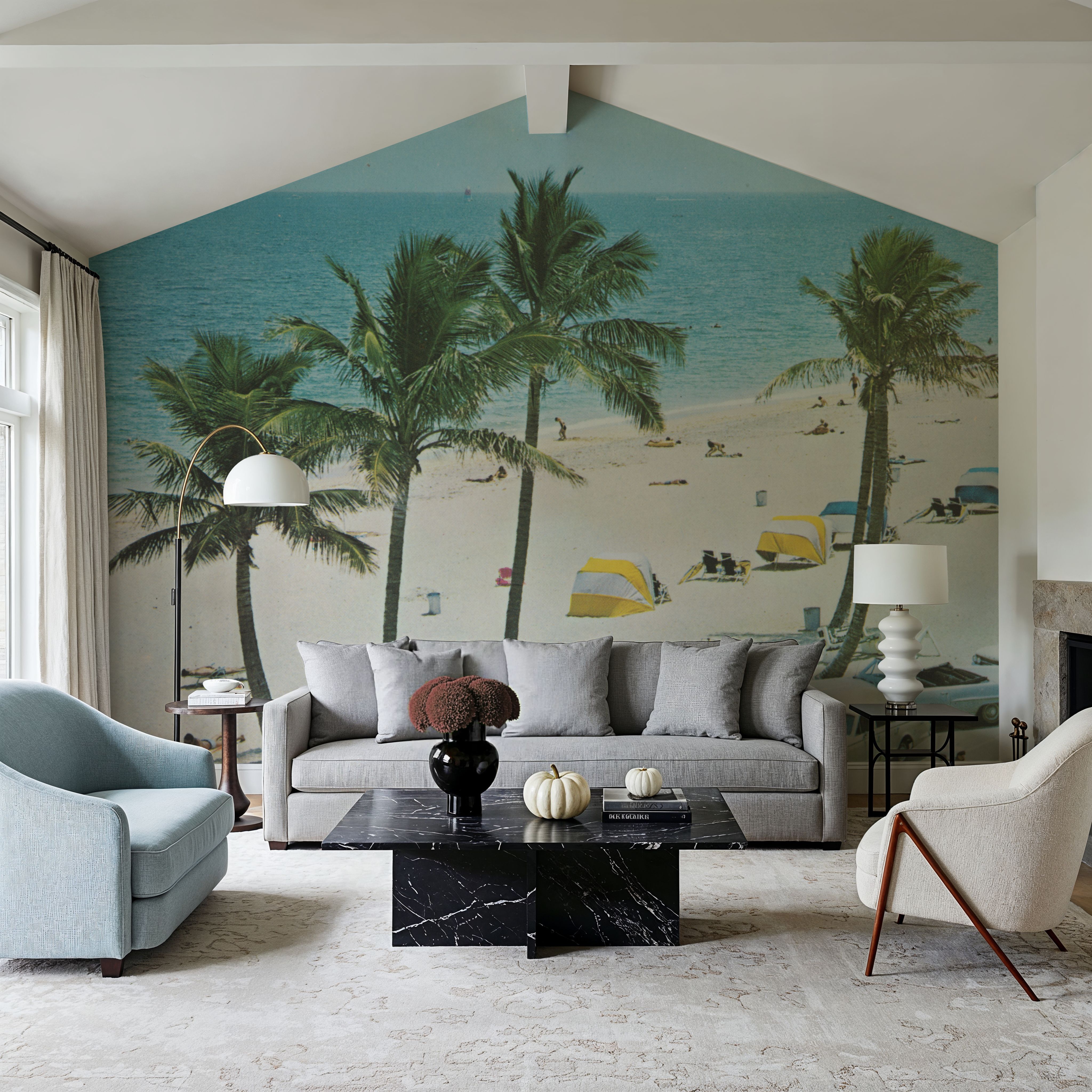 Greetings from Palm Beach Chill - Screenprint Postcard