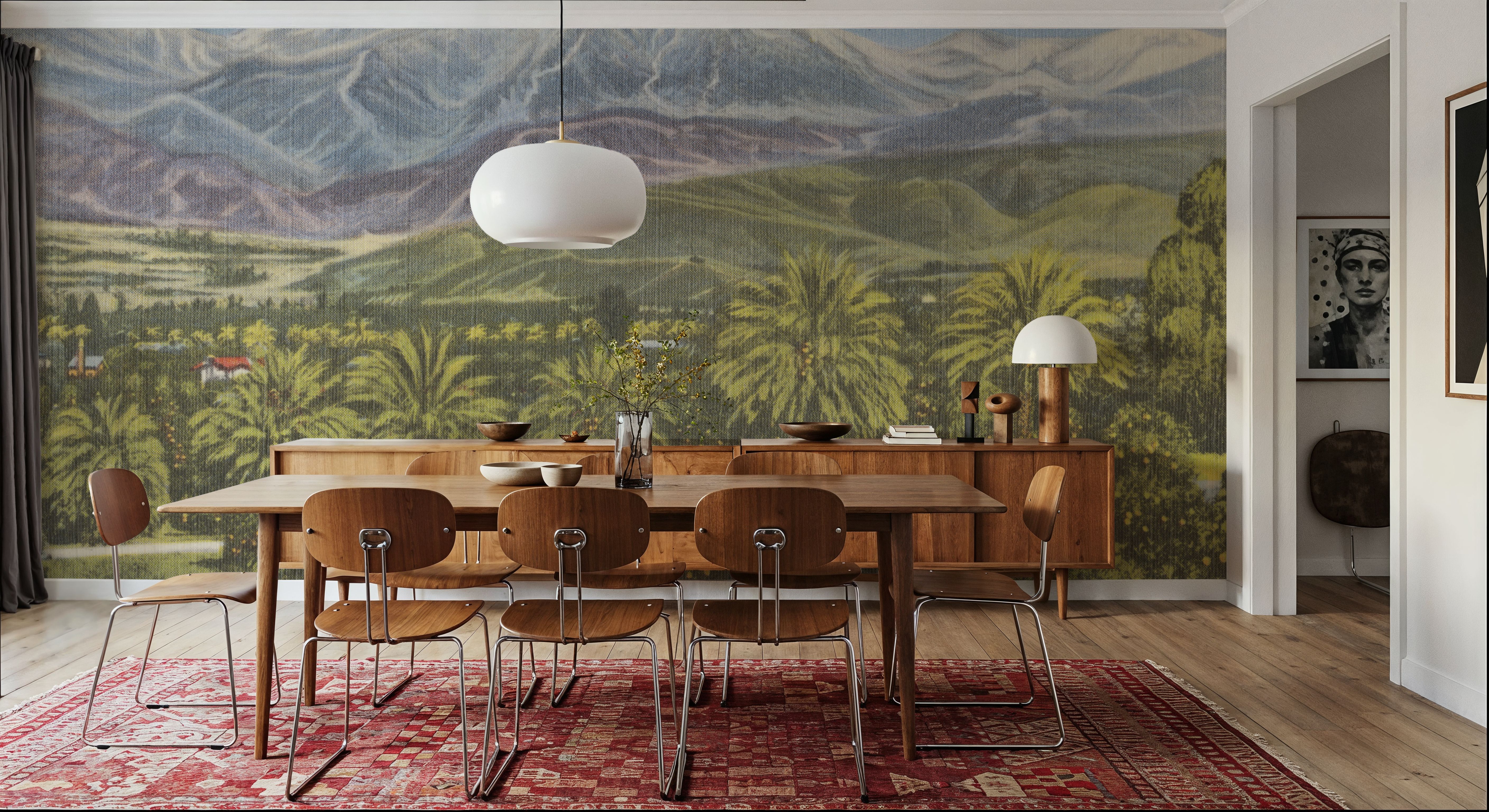 Greetings from the Country Side - Screenprint Postcard, Papier peint