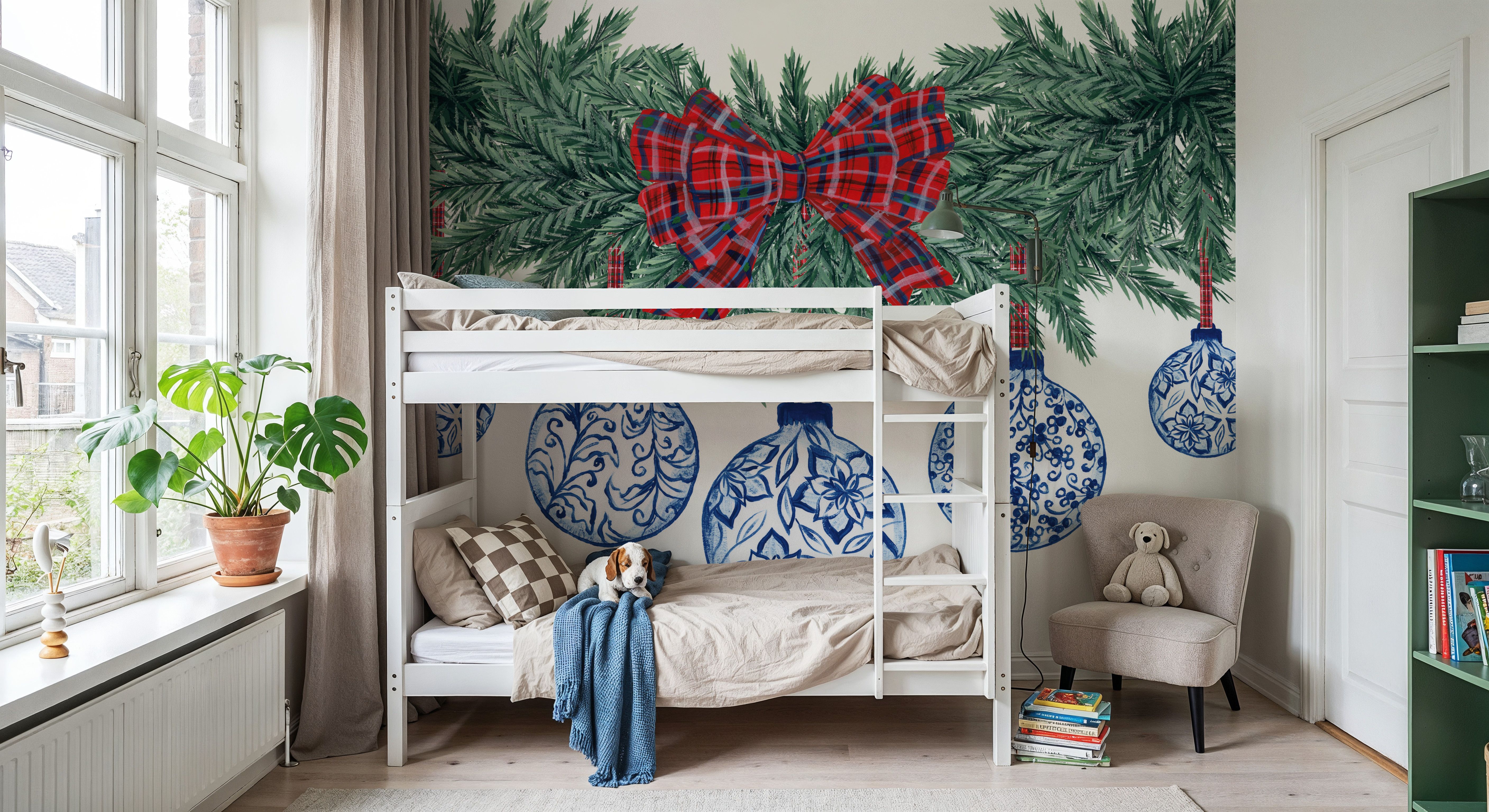 Holiday Tartan and Chinoiserie I