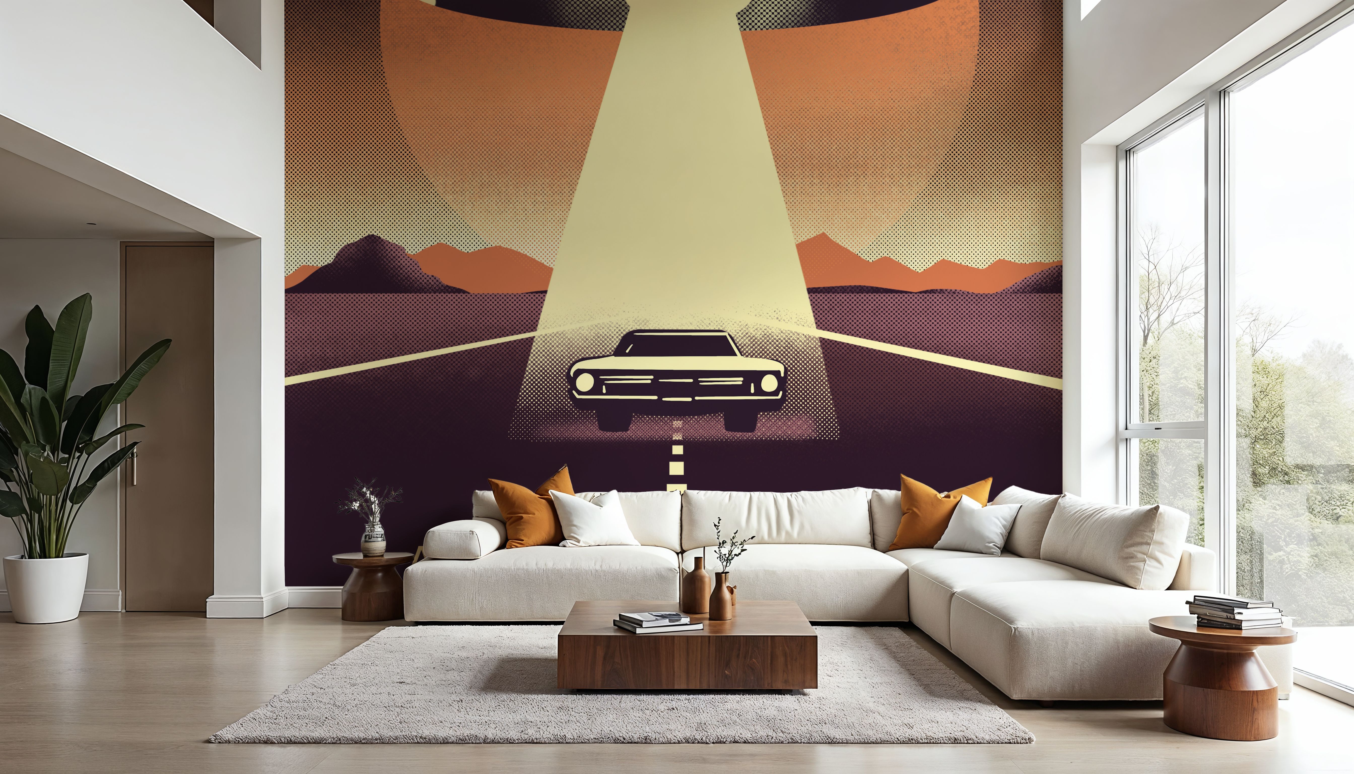 Abduction on the Road, Wallpaper