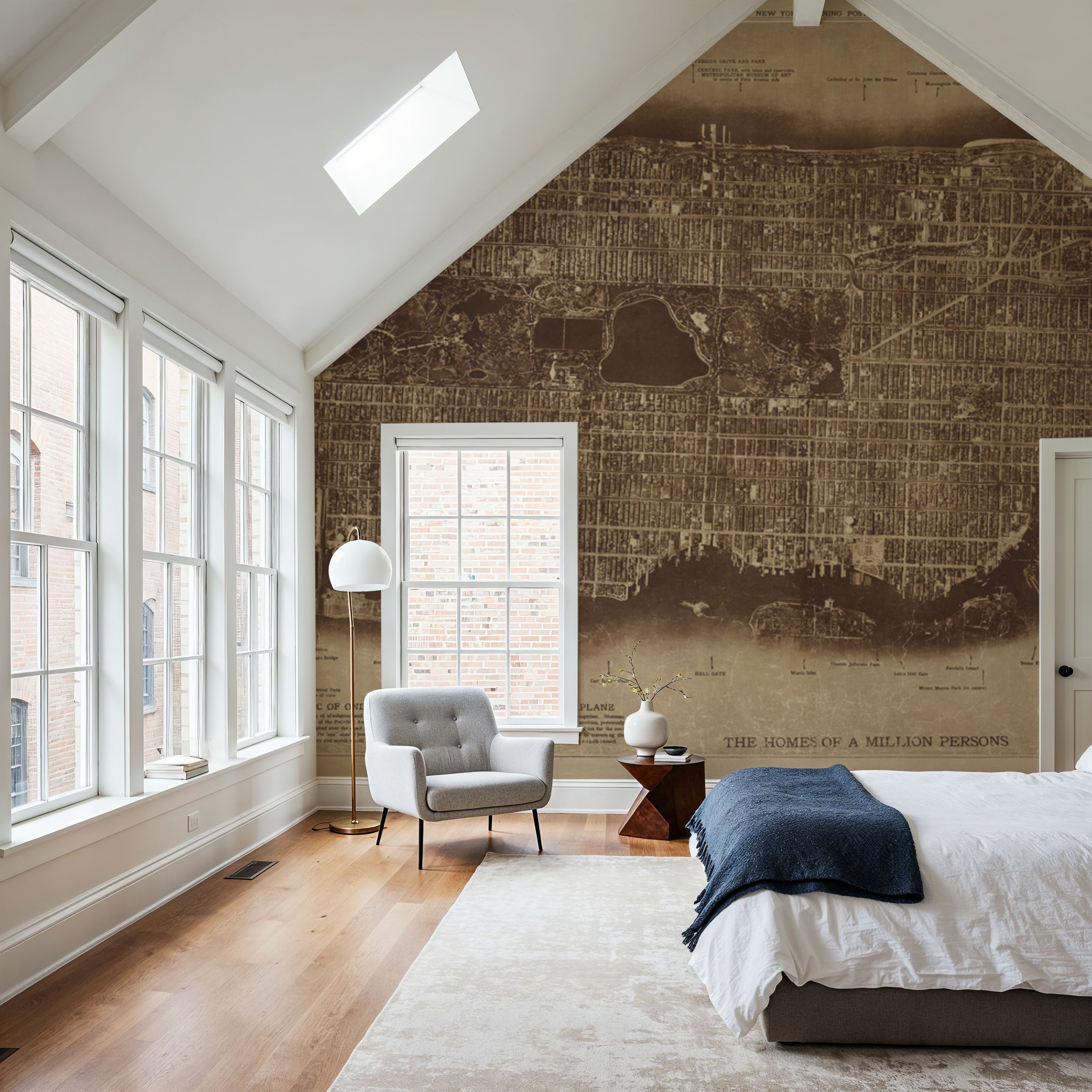 Manhattan from Above 1922 Vintage