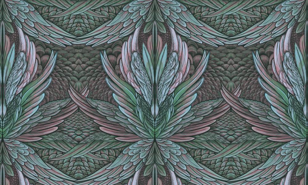 Irridescent Pink&Green