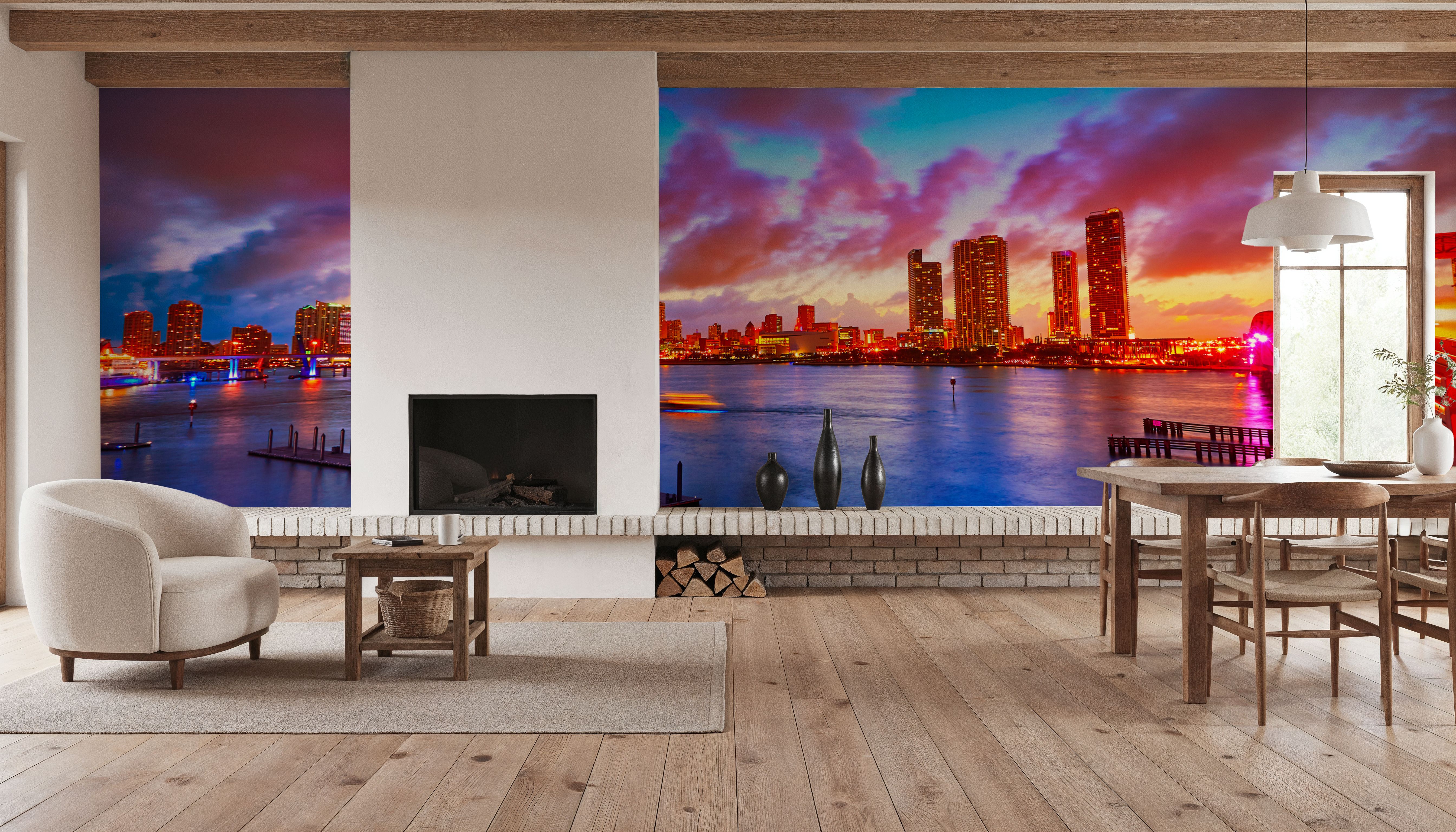 Miami Downtown Sunset