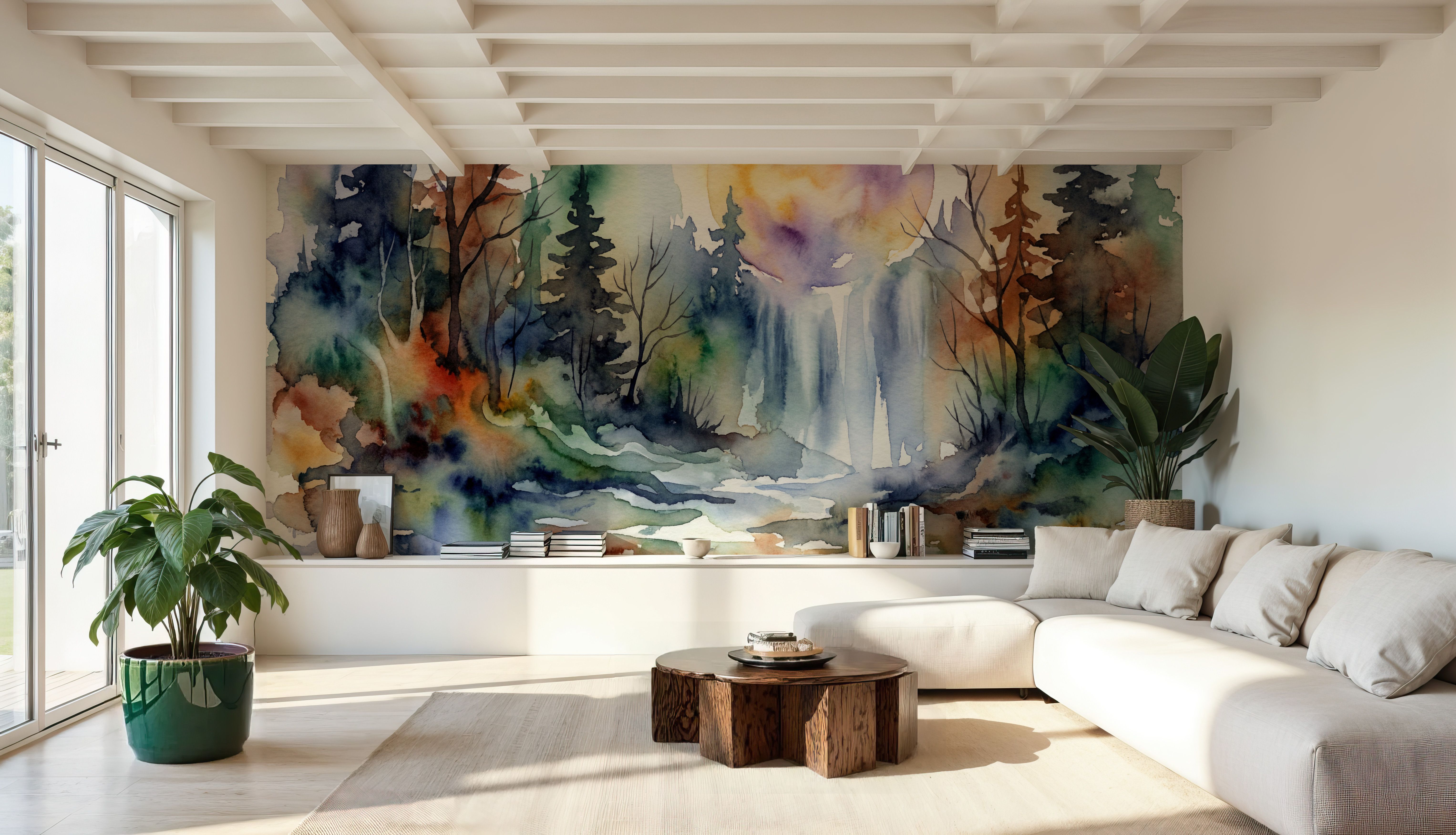 Forest Grove II - Watercolor Landscape Series