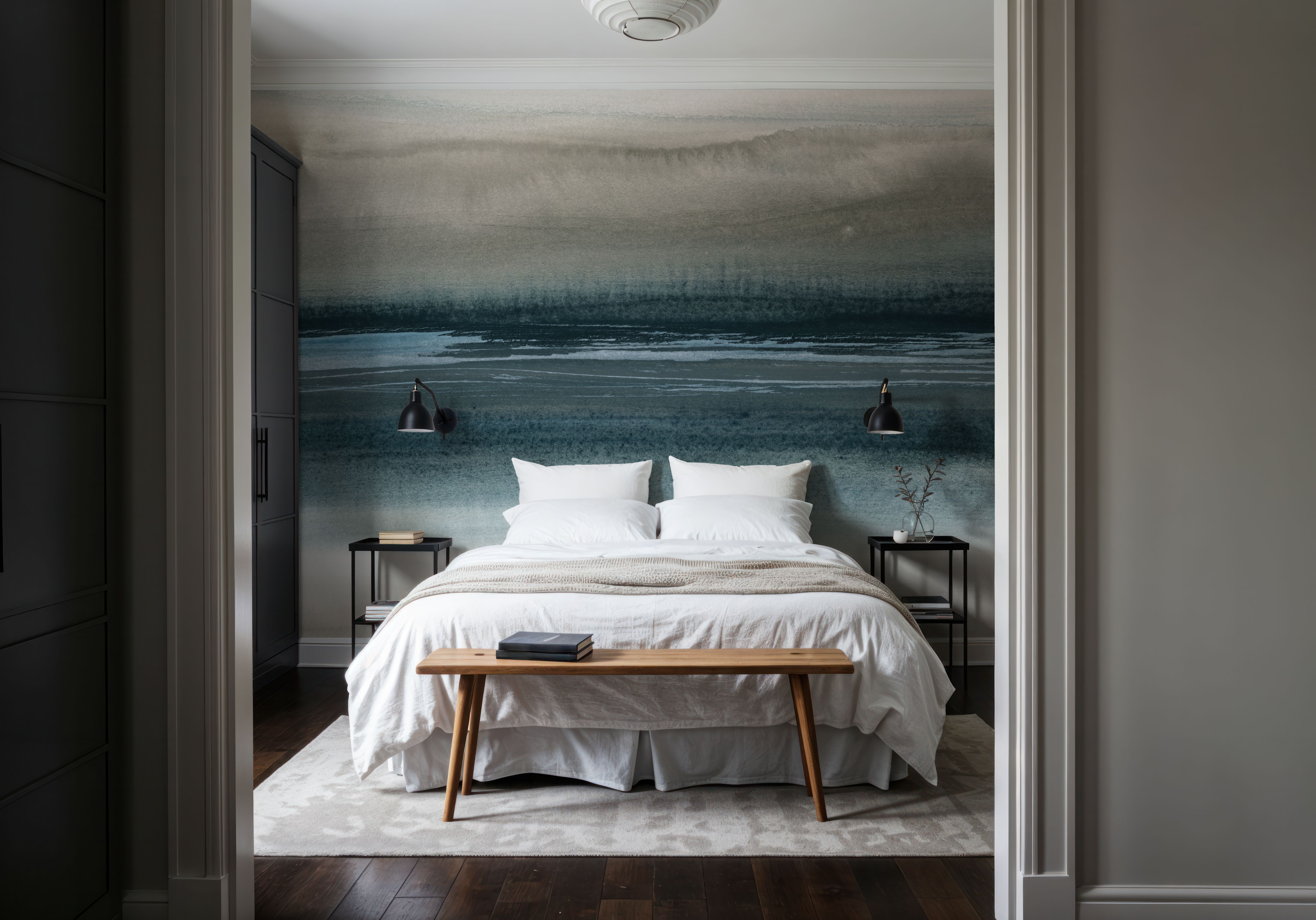 Wall Mural - At The End Of The Day - Abstract mural wallpaper - Offices - Wallism US - Premium, Textured or Peel & Stick