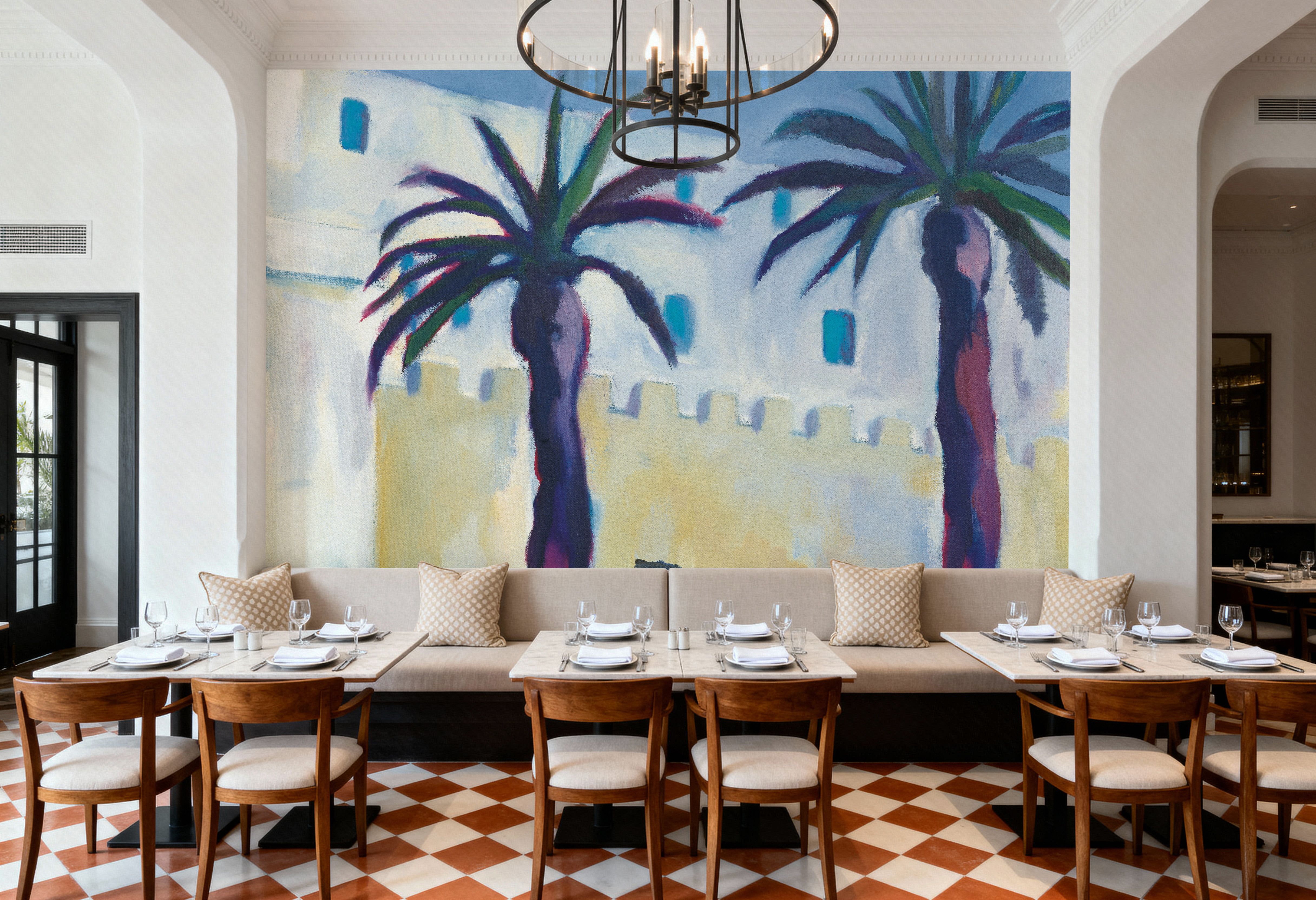 Palm Trees and Rugs, Tapetti