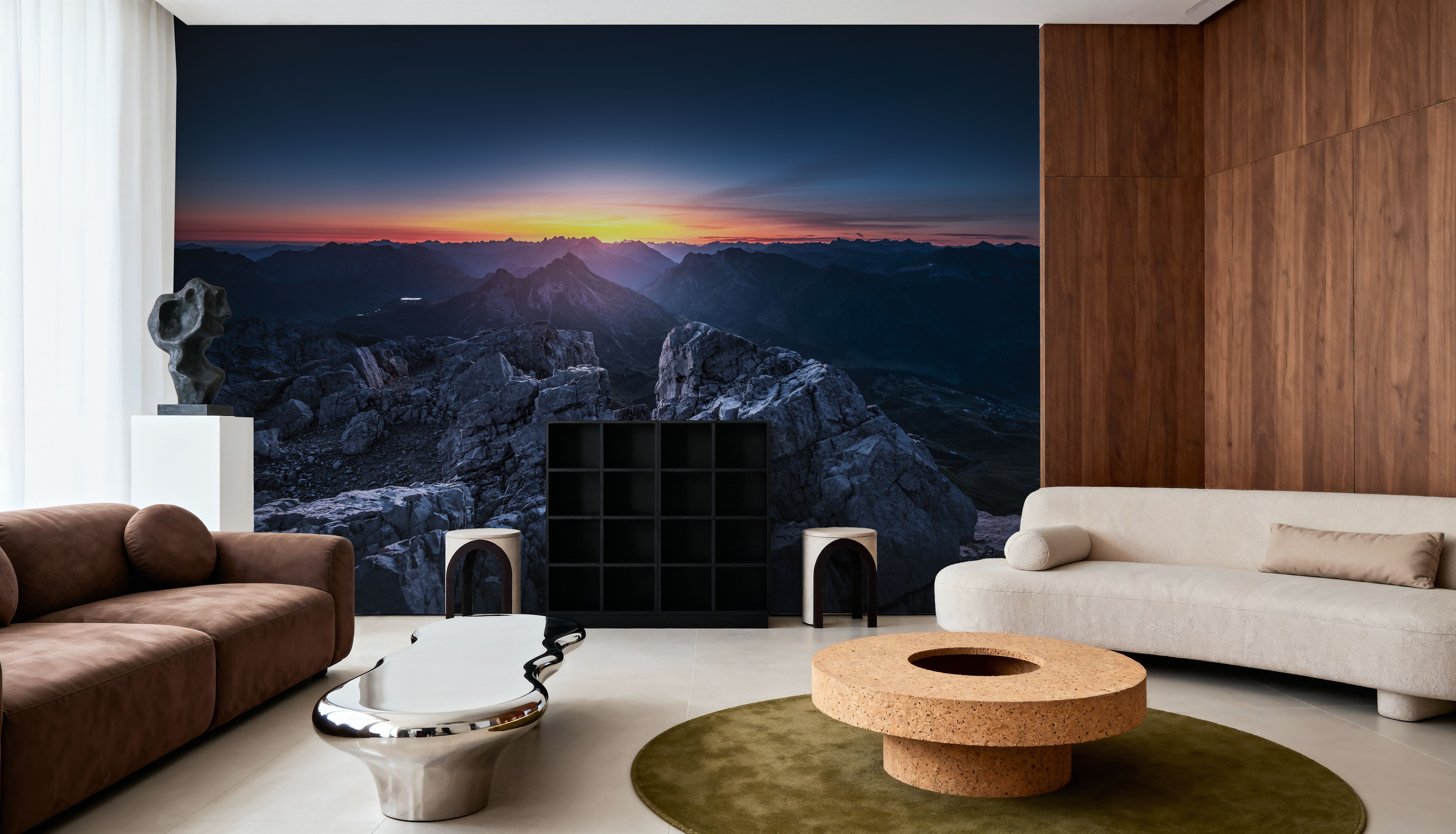 Mountanous Sunrise, Wallpaper